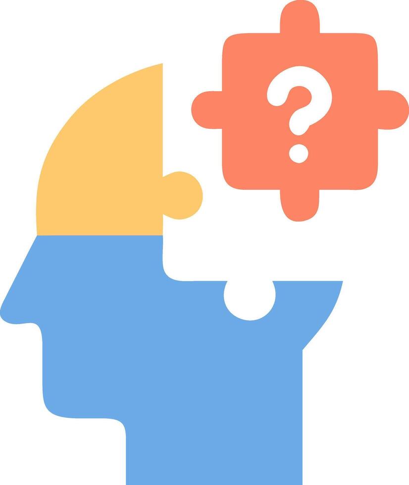 Problem Solving Icon for Creative Solutions and Strategic Thinking vector