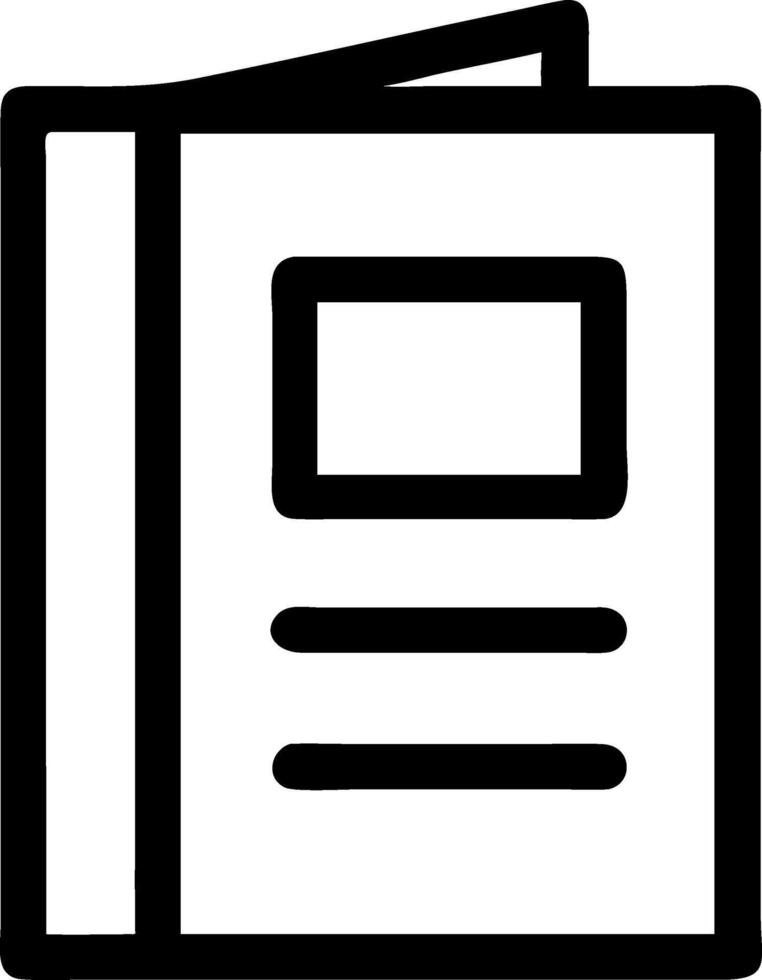 Business Brochure Icon for Marketing, Promotions, and Informational Content vector