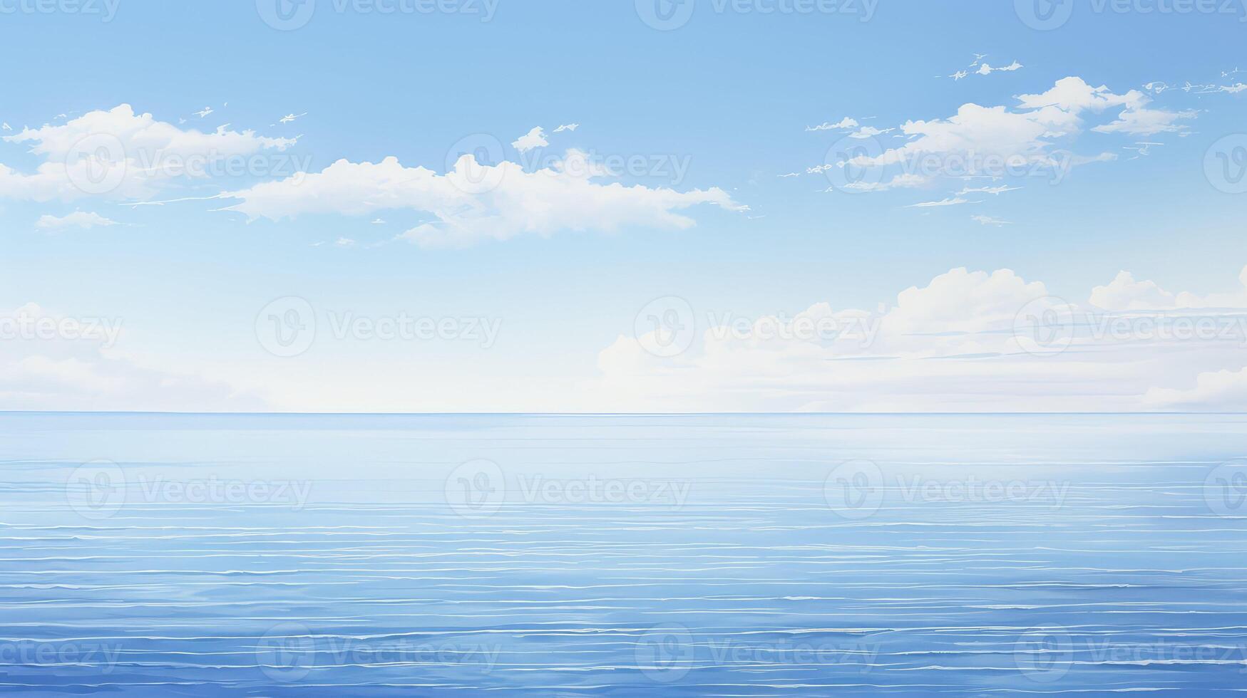 seascape water color blue photo