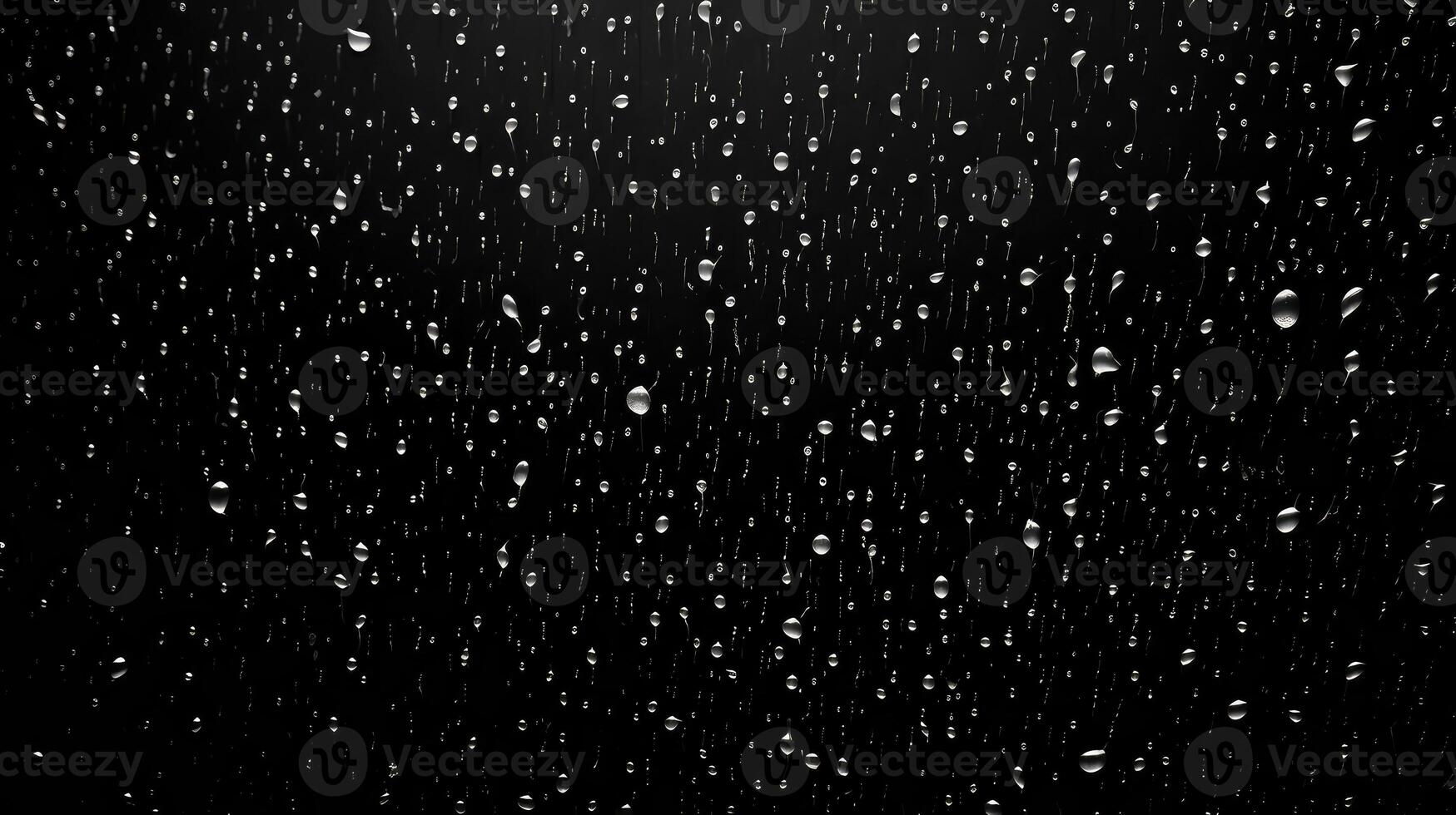 droplets rain black background photo