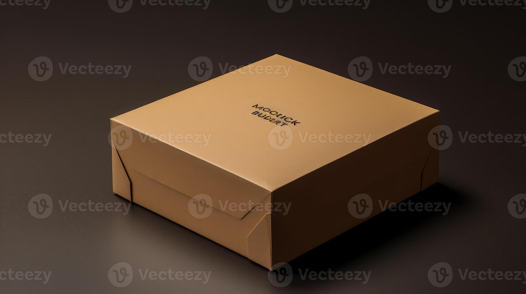 template cardboard box mockup photo