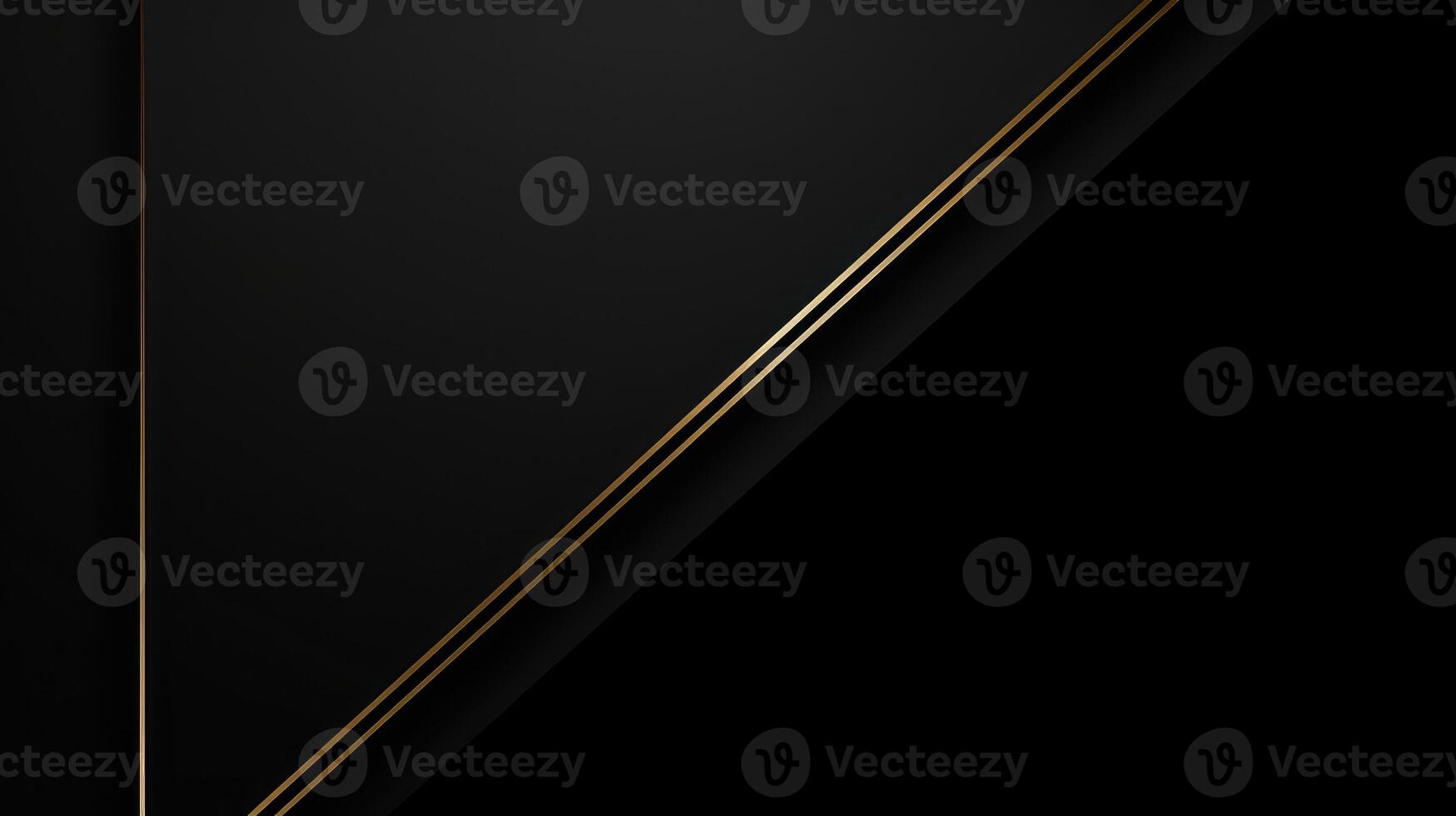 elegant black background gold border photo