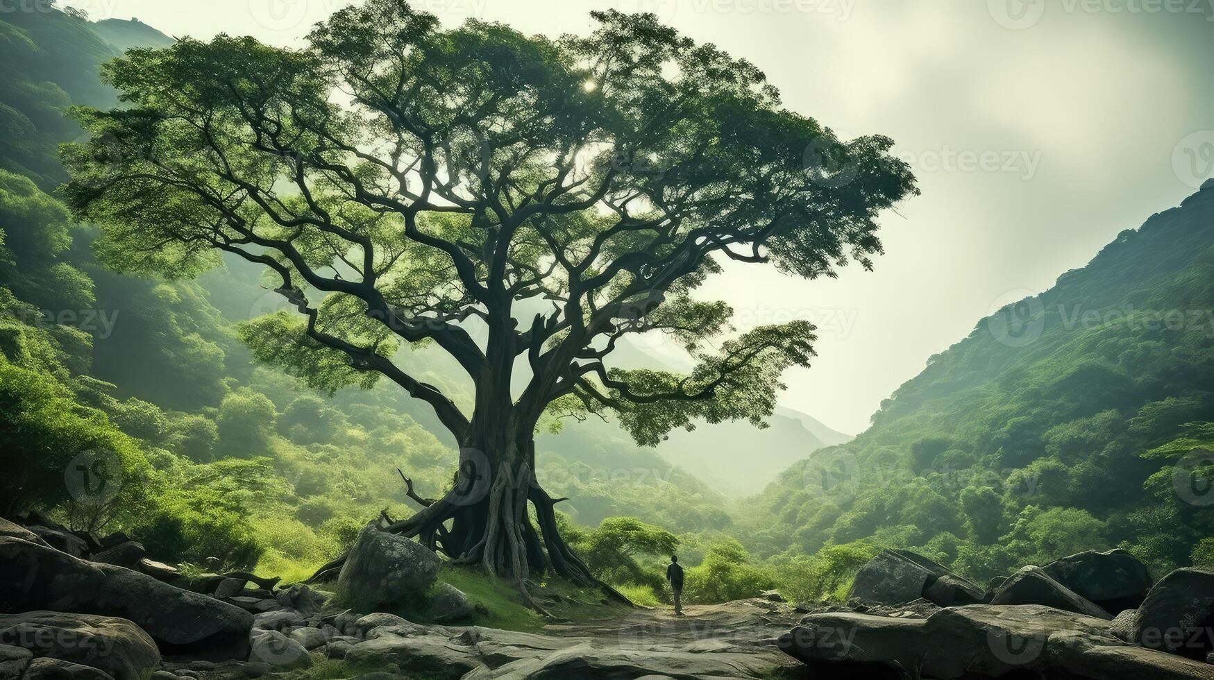 oxygen lung tree photo