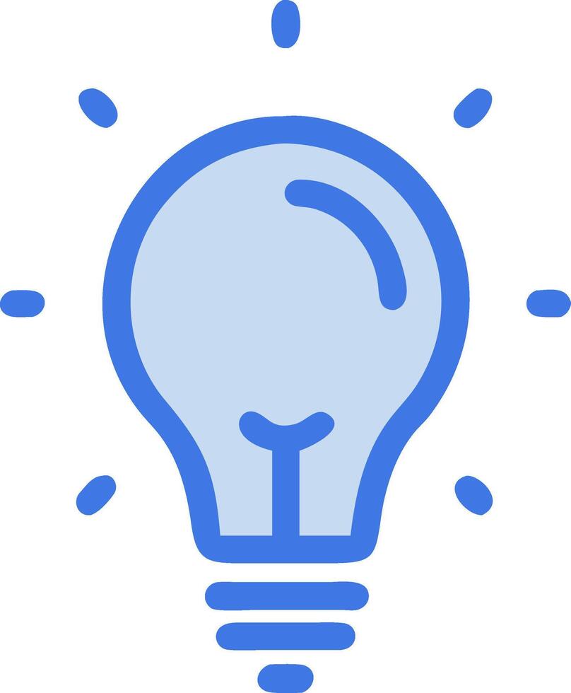 Creative Light Bulb Idea Icon for Innovation and Brainstorming vector