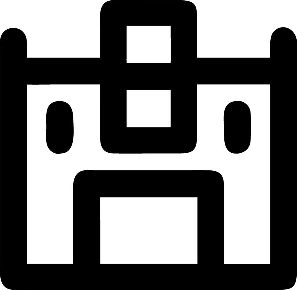 Luxury Hotel Icon for Accommodation, Comfort, and Travel vector