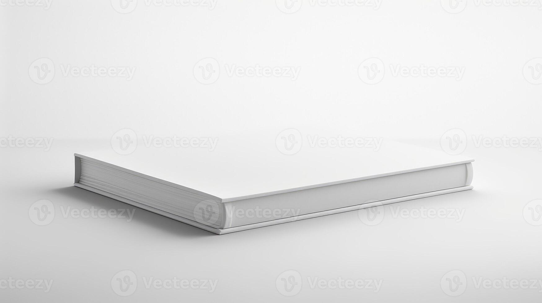 blank book on white photo