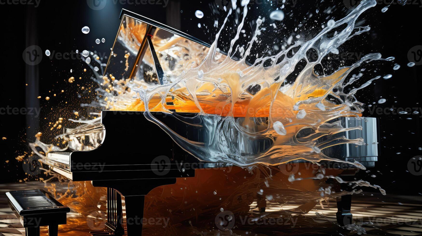 keys piano spring photo