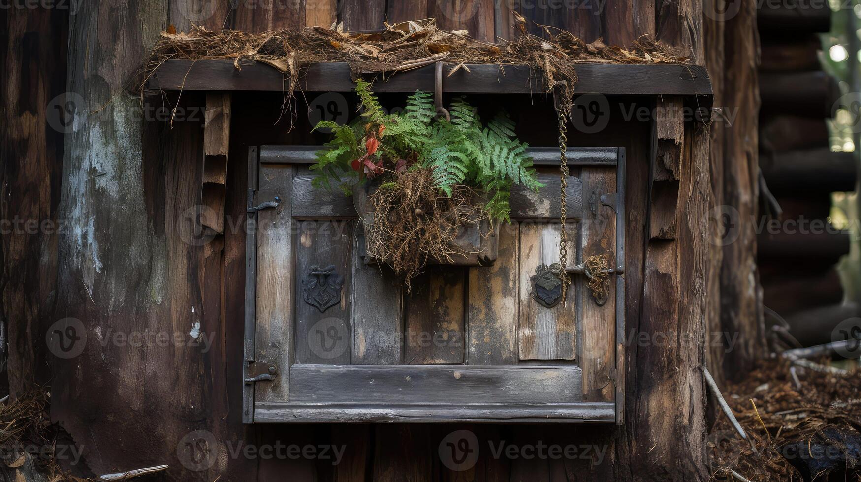 cabin box front door photo