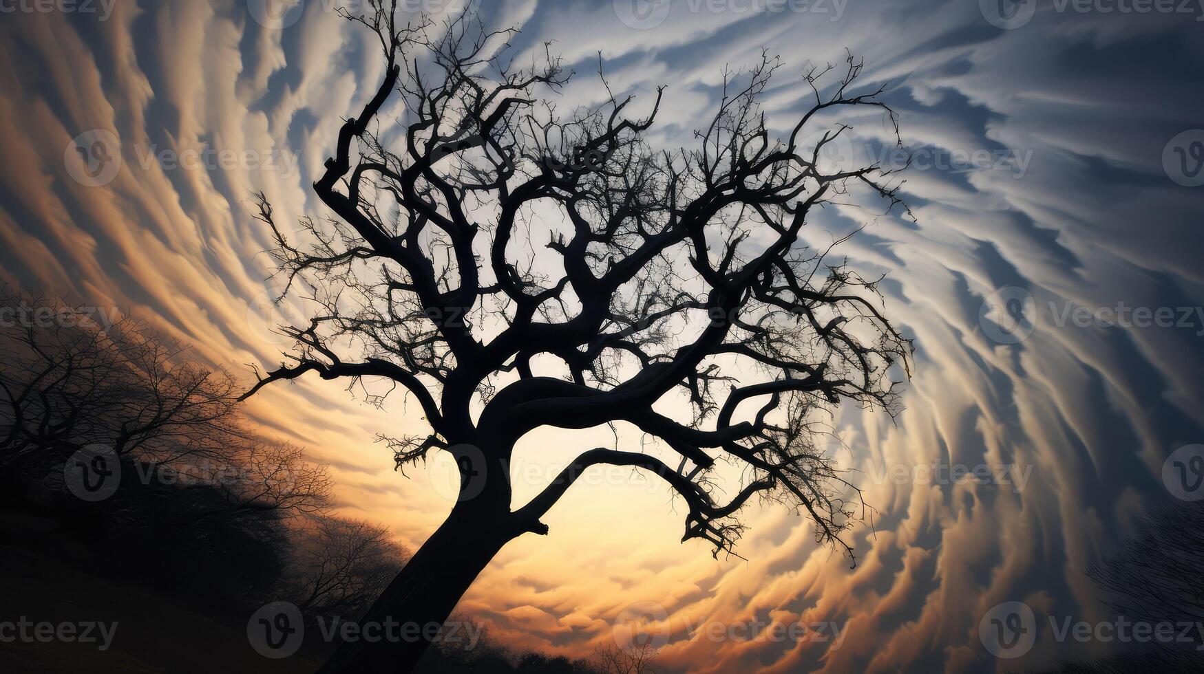 branches tree swirl photo