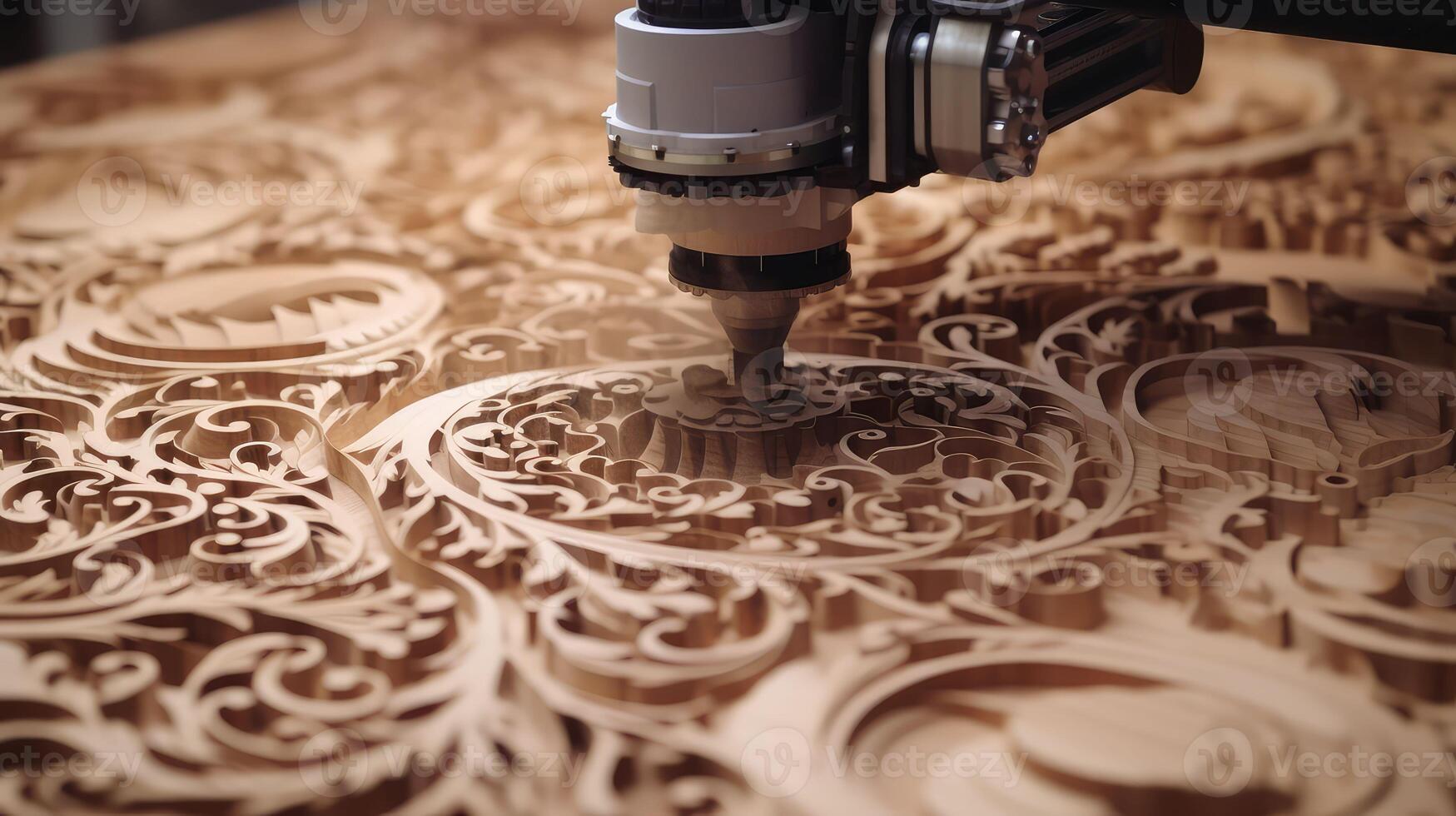 machine cnc wood photo