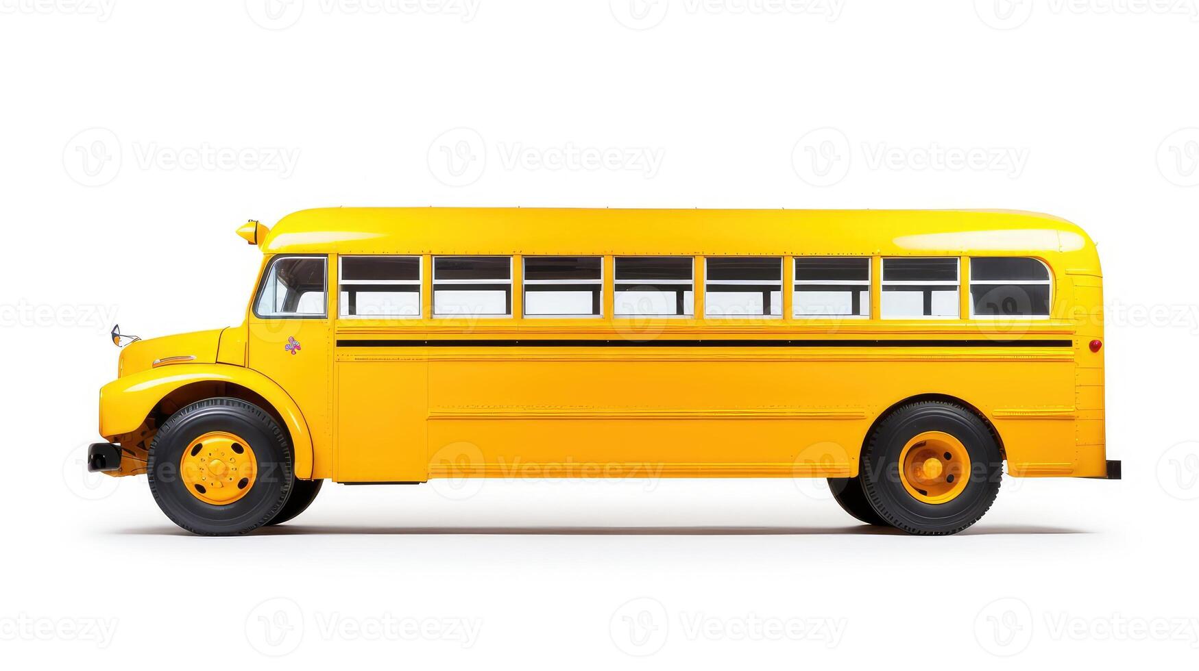 sedan car on white background photo