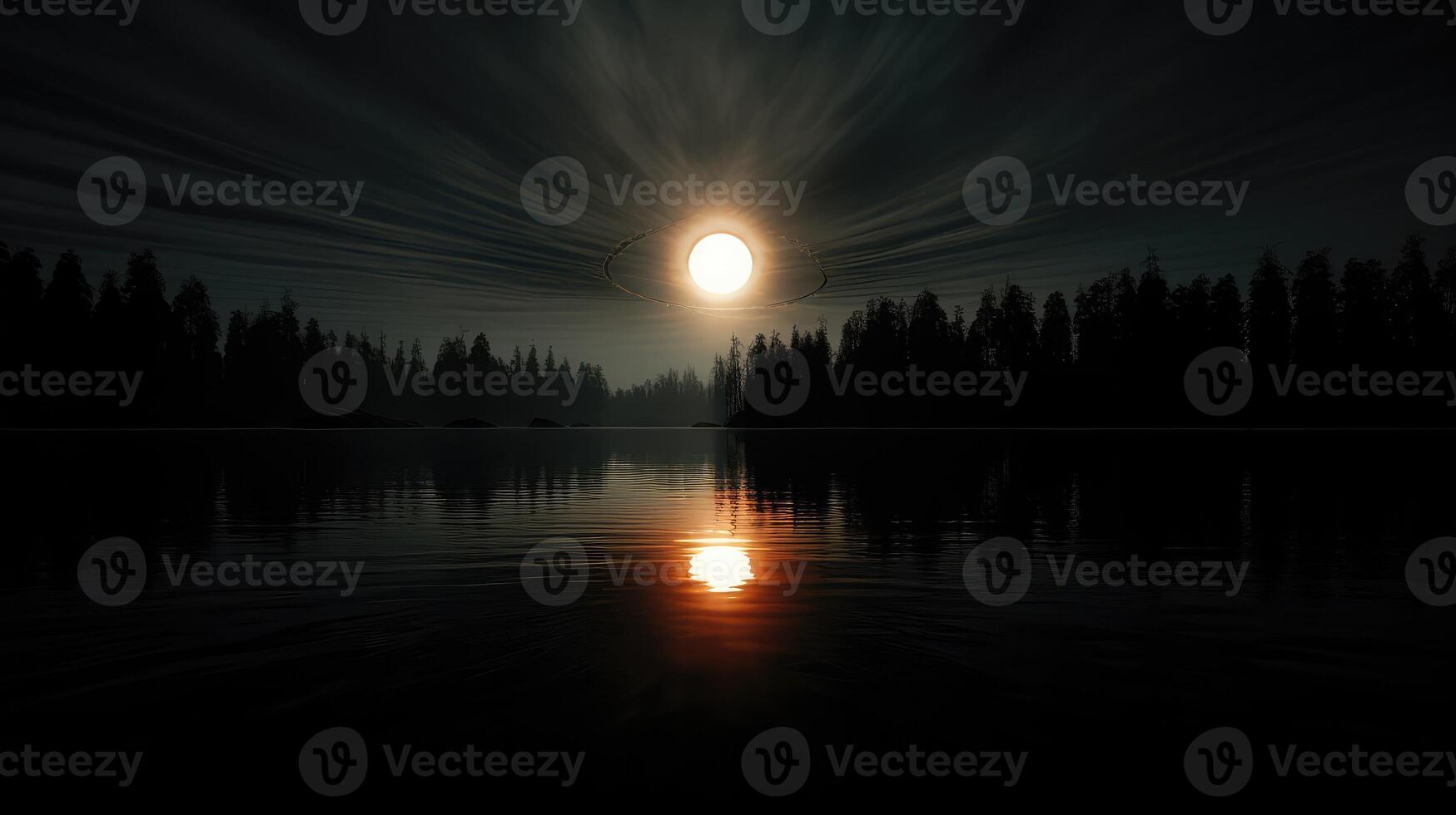 mirror black hole sun photo