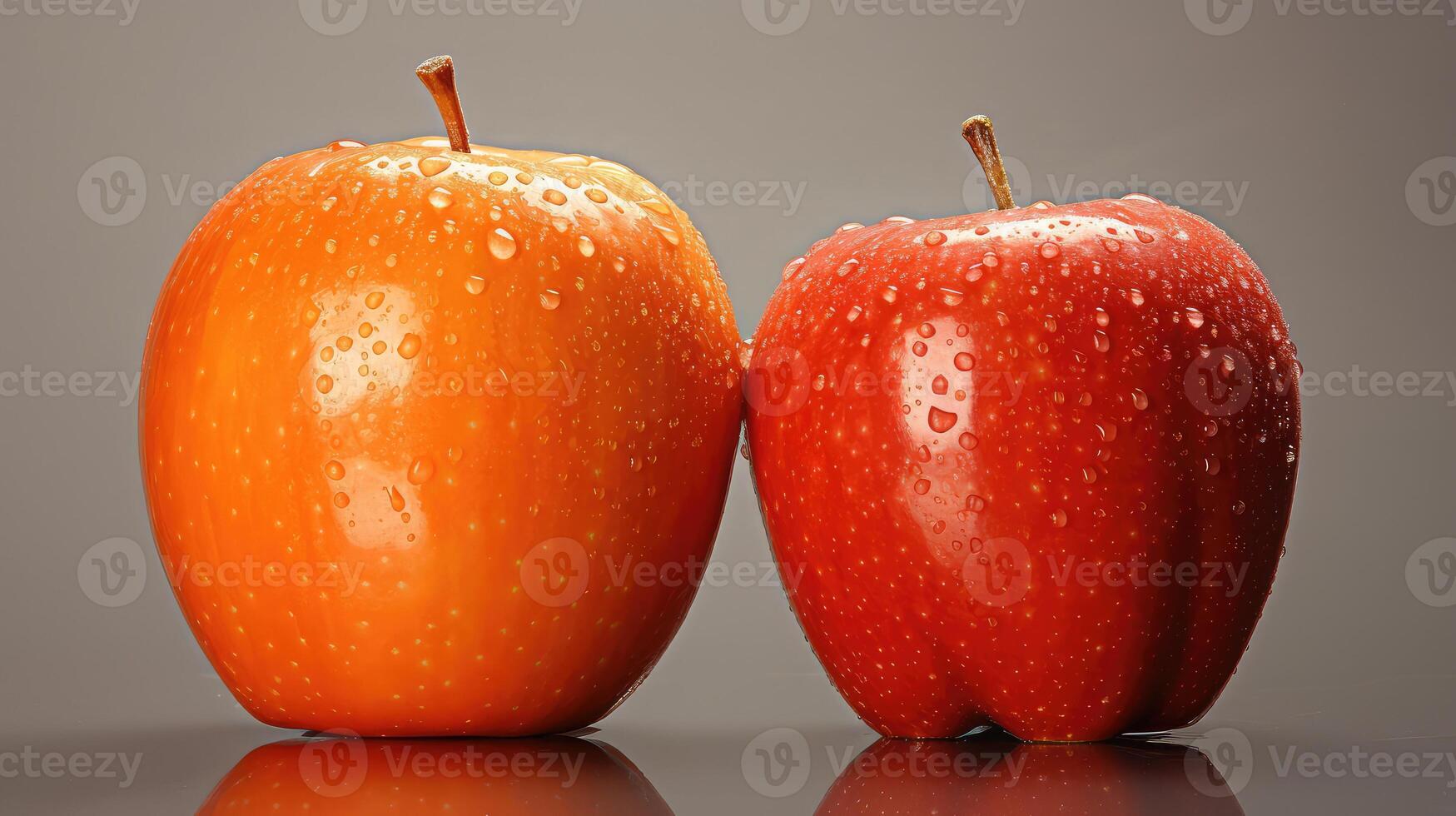 texture comparing apples to oranges photo