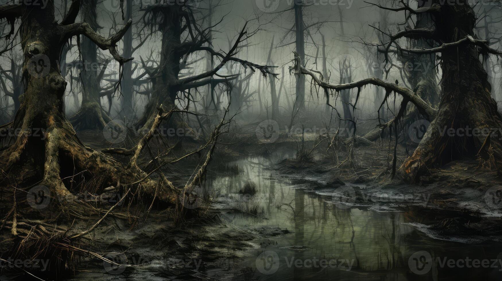 marsh spooky texture photo
