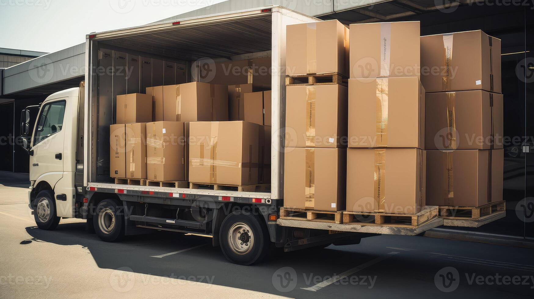 packaging corrugated boxes photo
