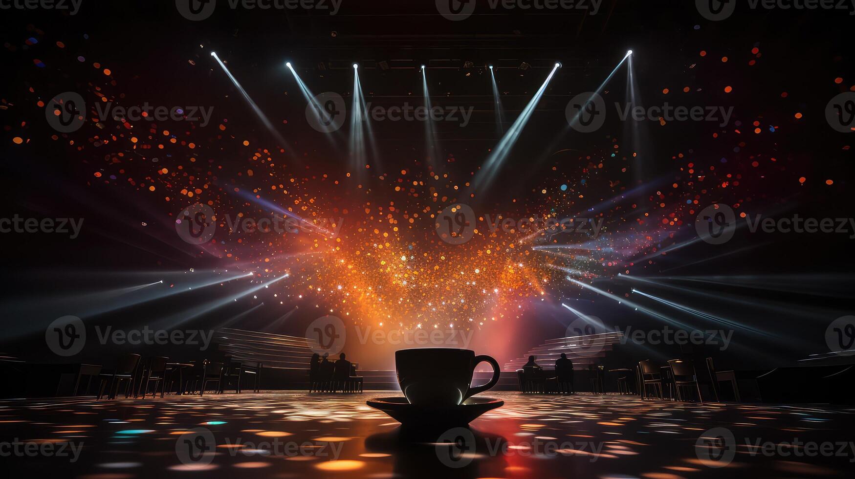 light black coffee photo