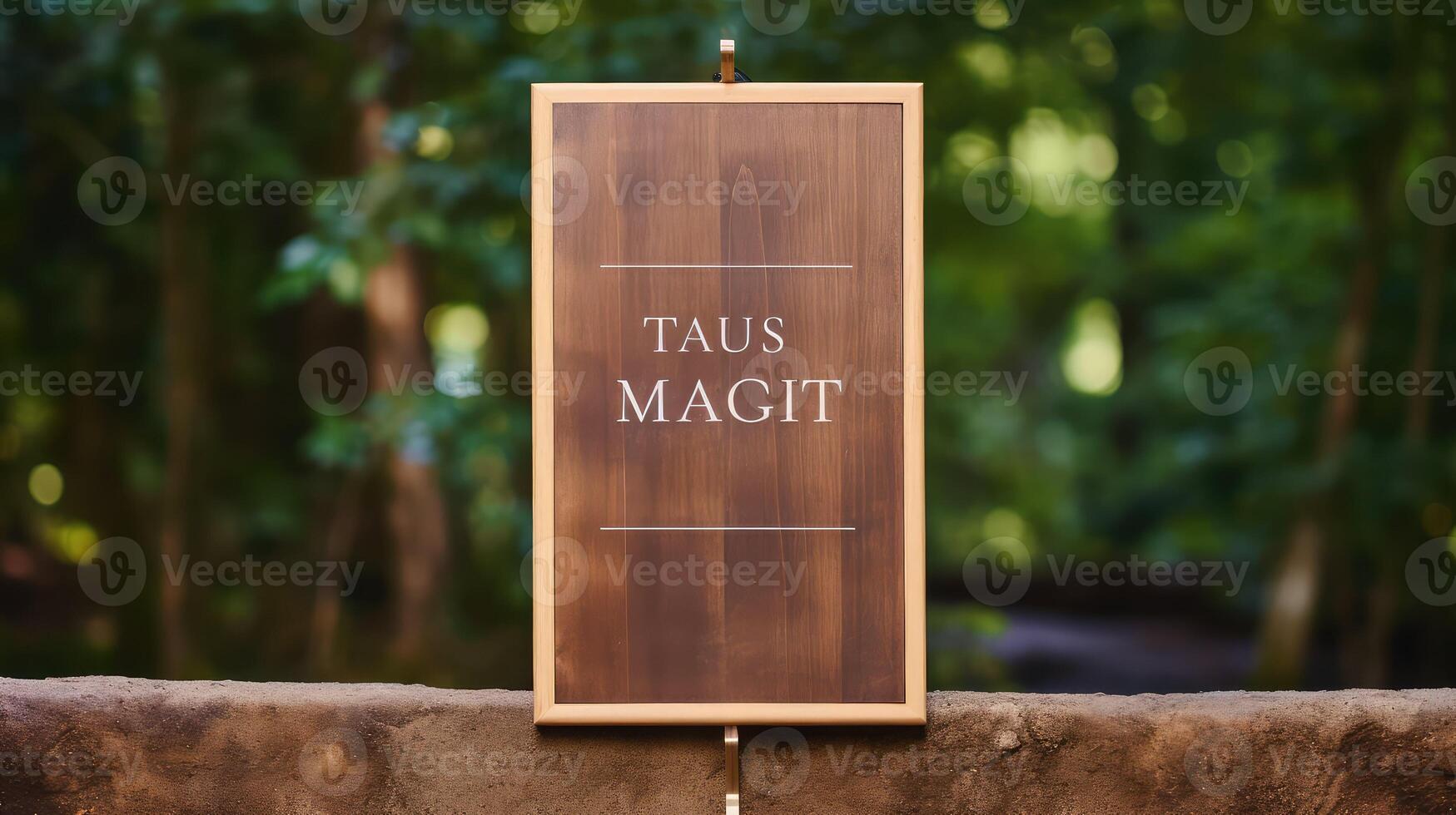 customizable wood mock up photo