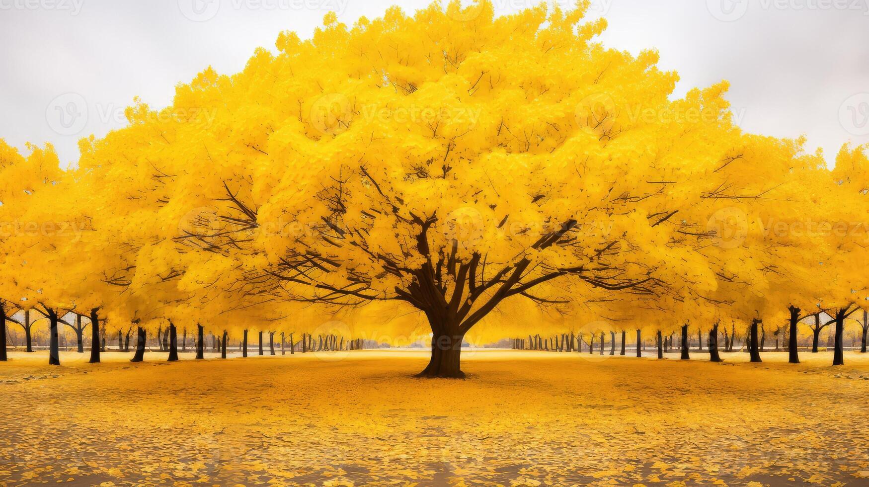 branches yellow tree photo