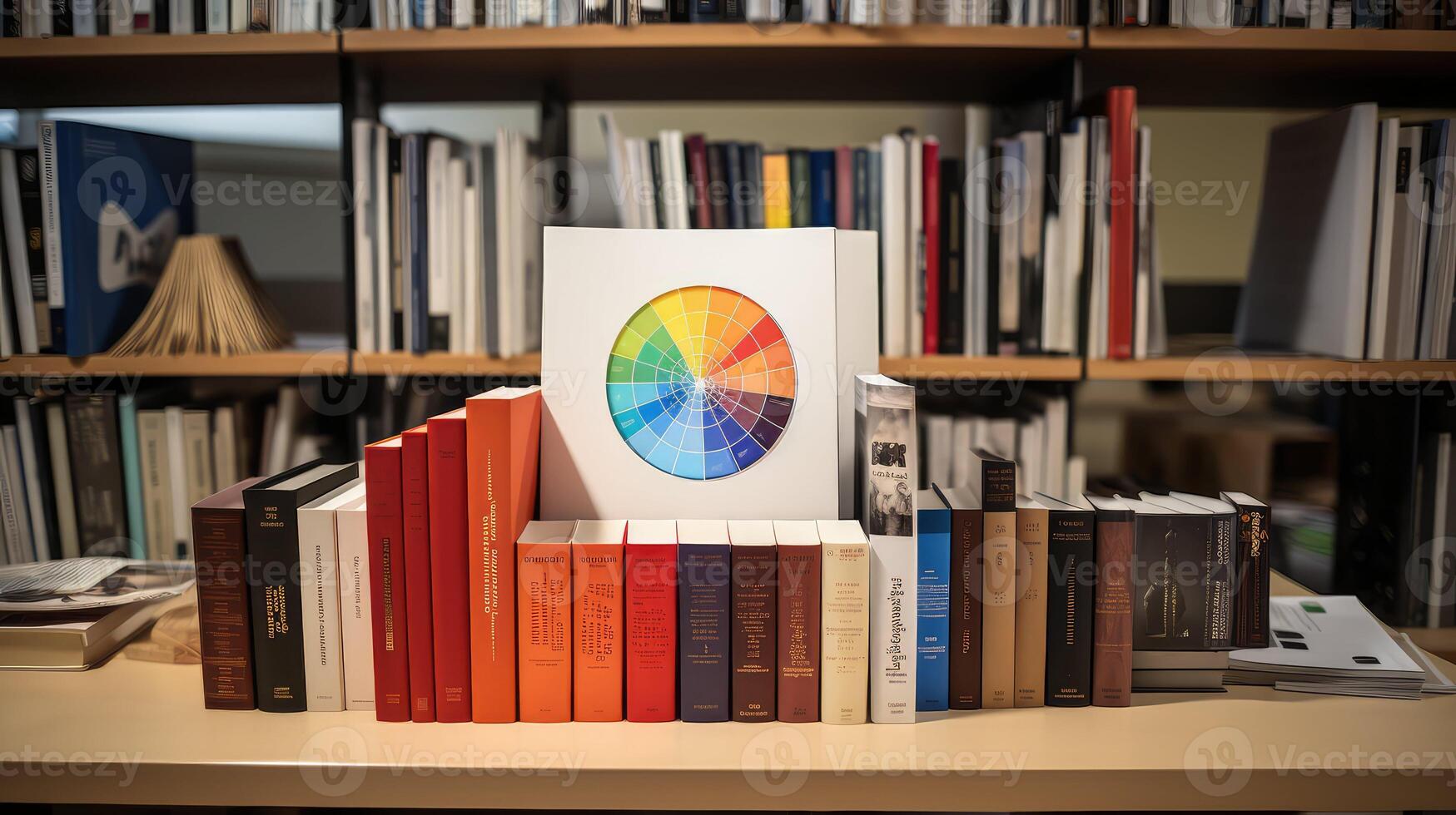 display mock up book photo