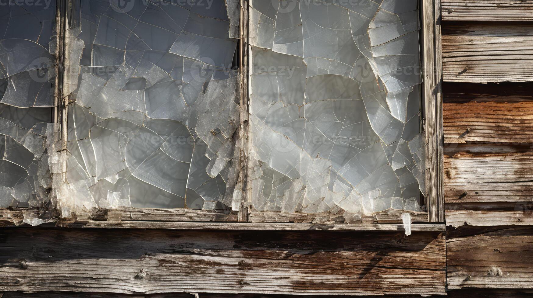 weathered abandoned house boarded up photo