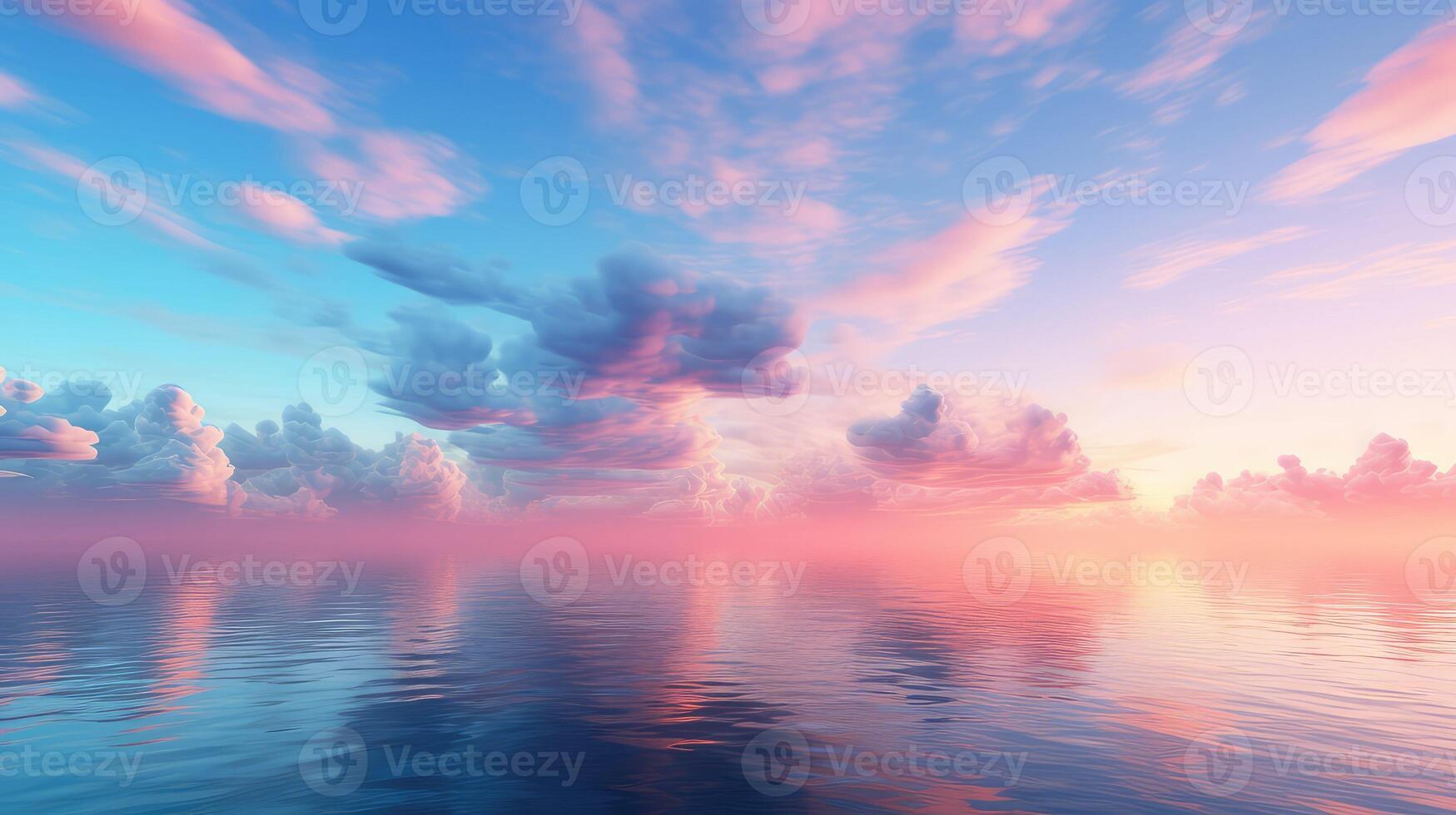 tranquil blue poly photo