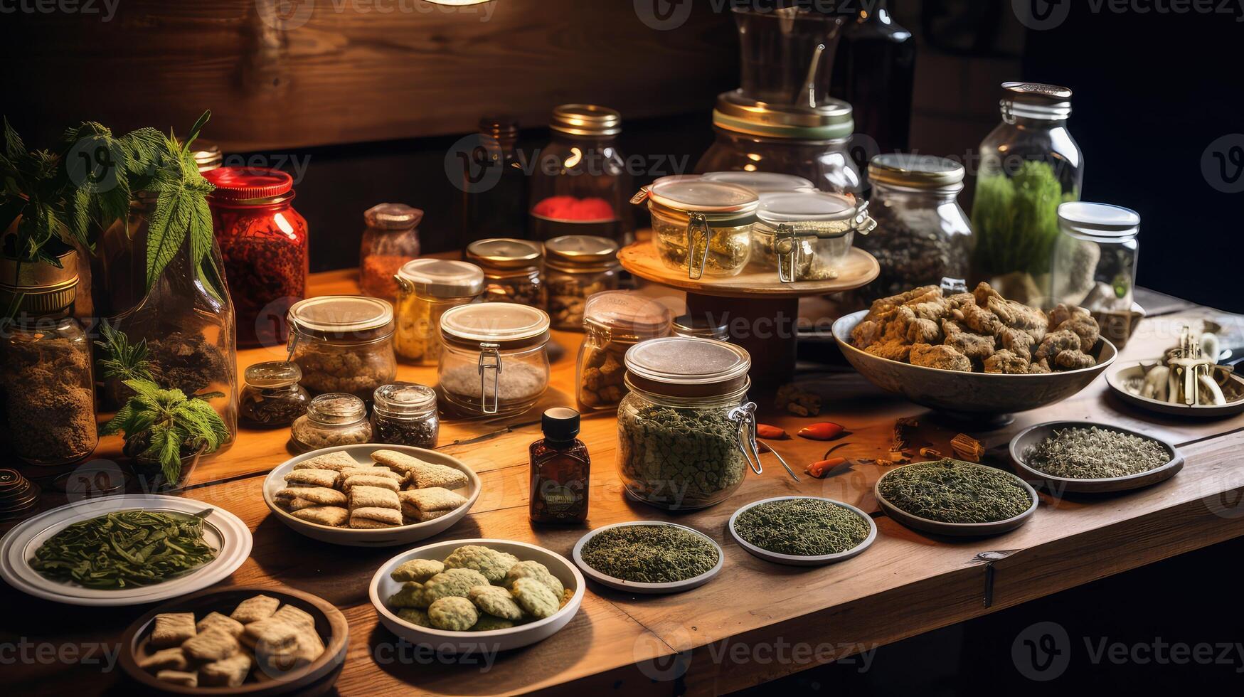 marijuana cannabis table photo