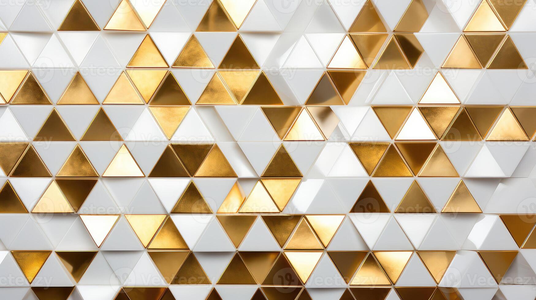 canvas triangles gold photo