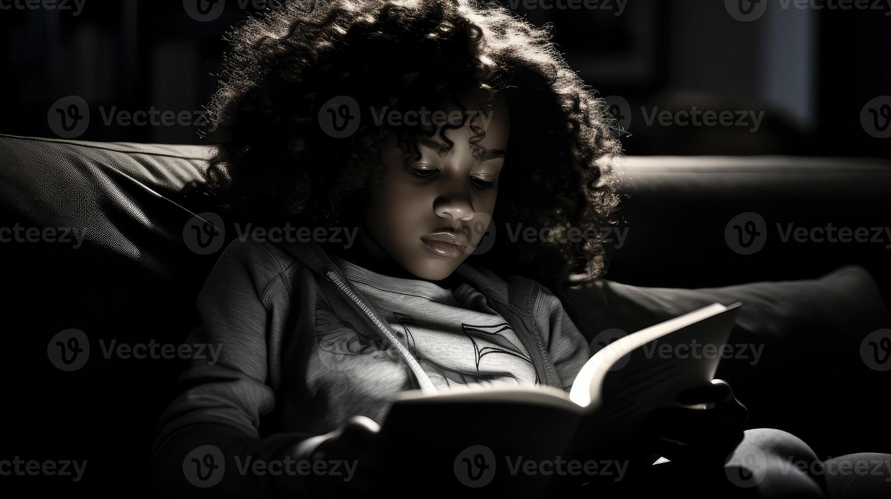 relaxation black and white newsletter photo