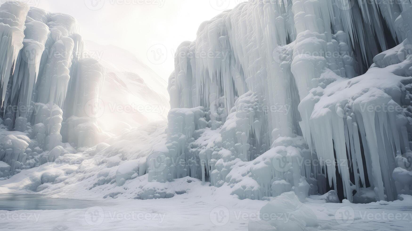 icicles white ice texture photo