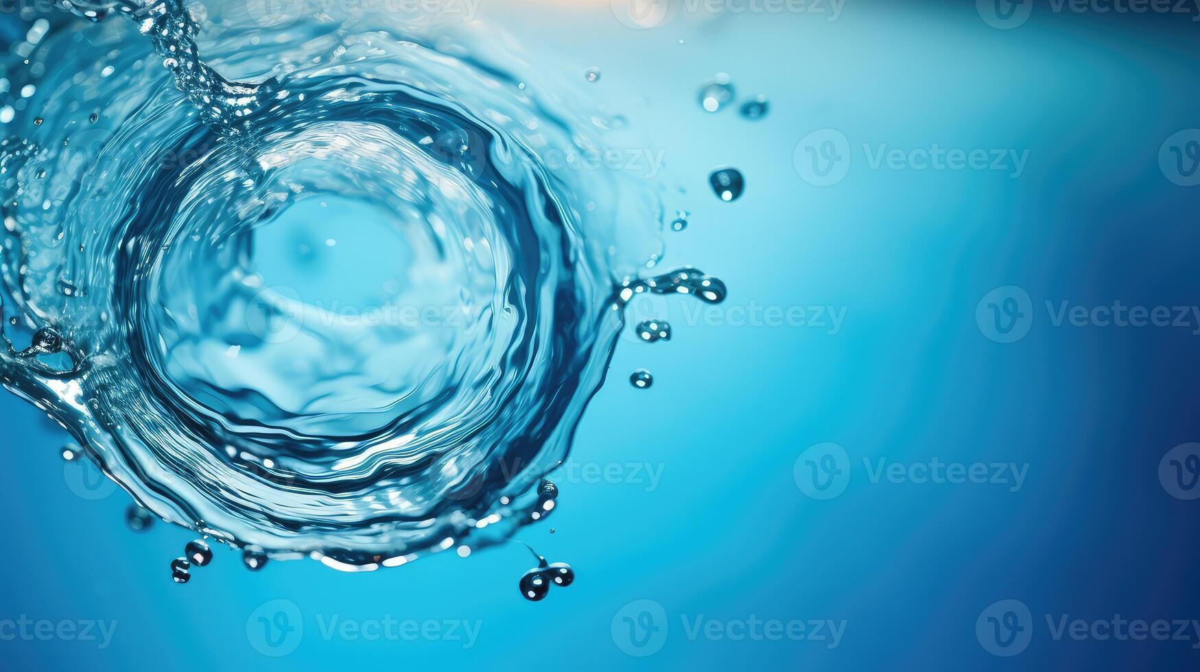blue splash water background photo