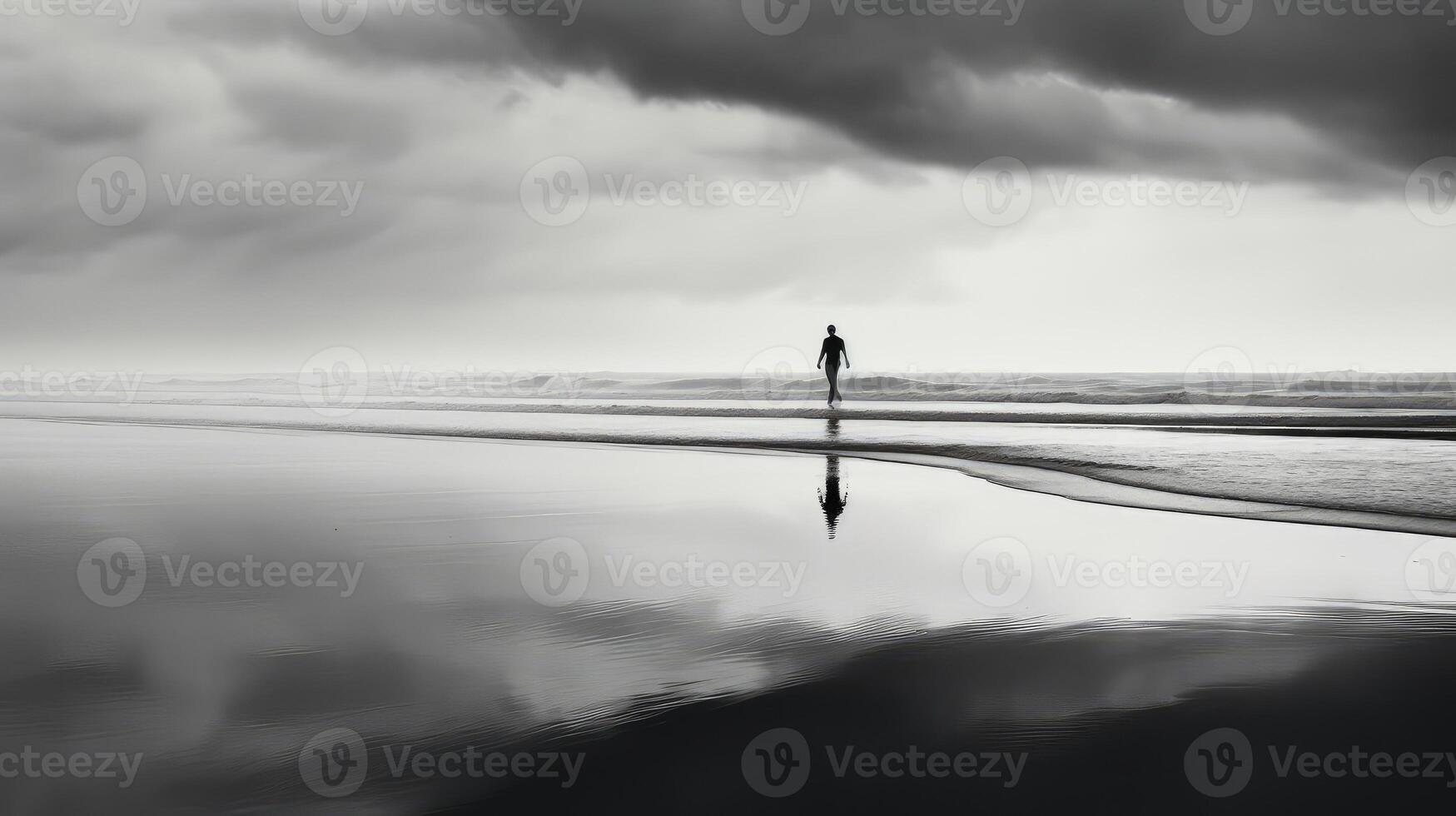 introspection black and white header photo