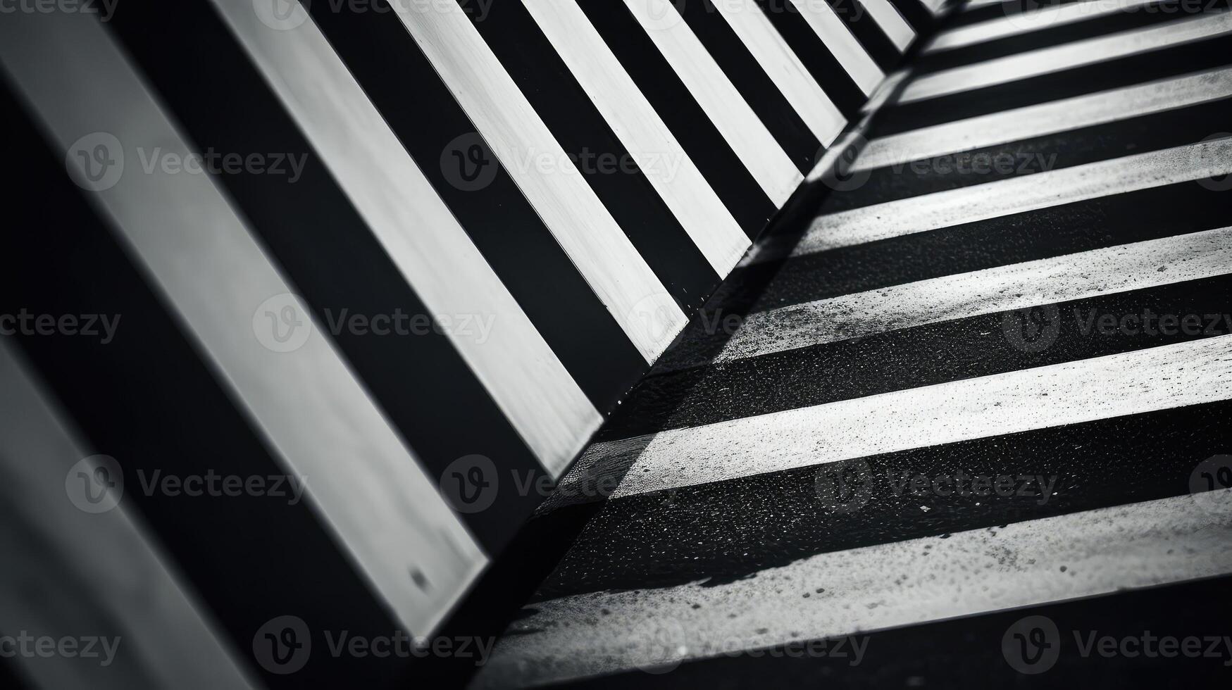 attention black and white diagonal stripes photo