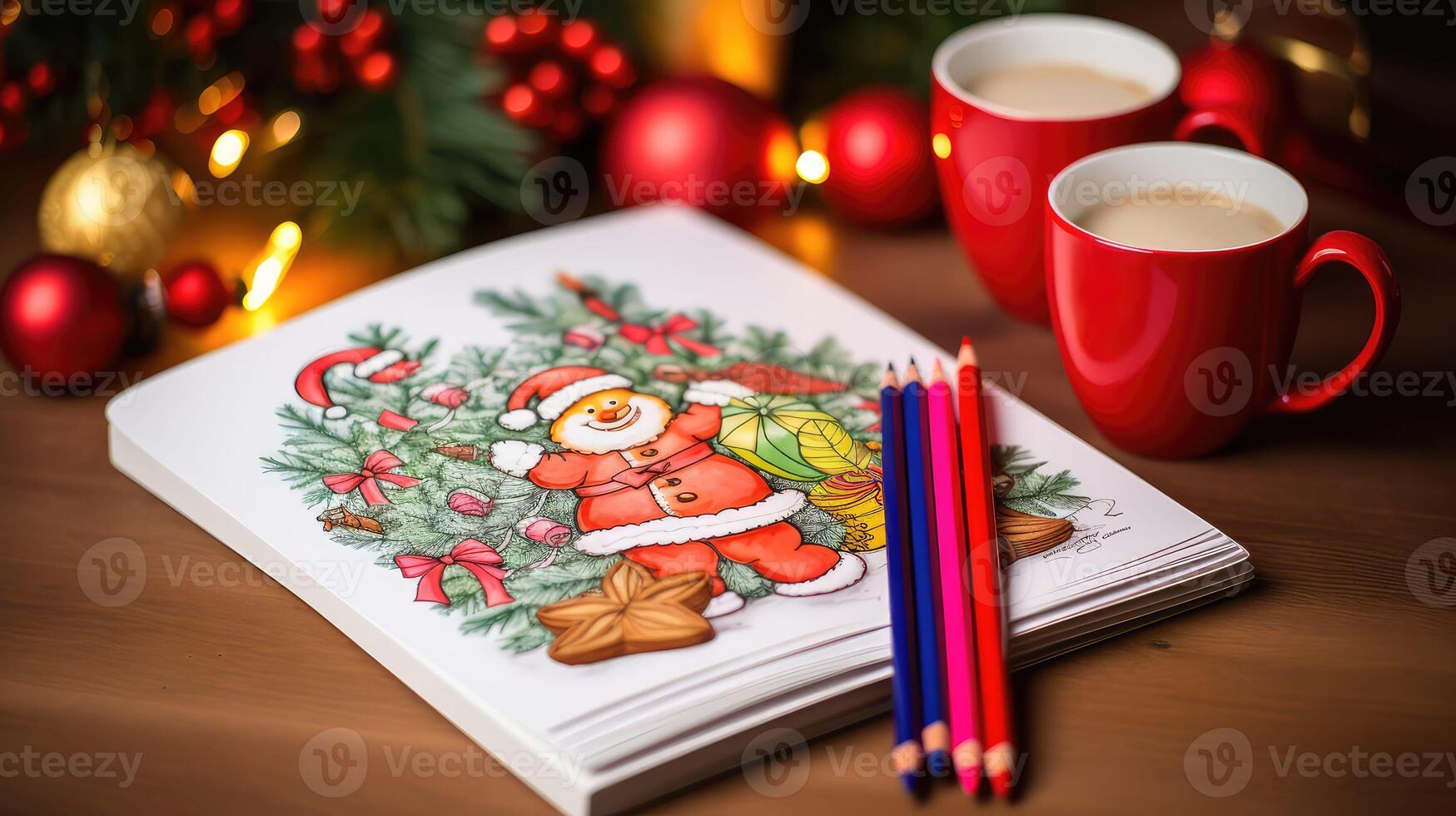pages christmas coloring book photo