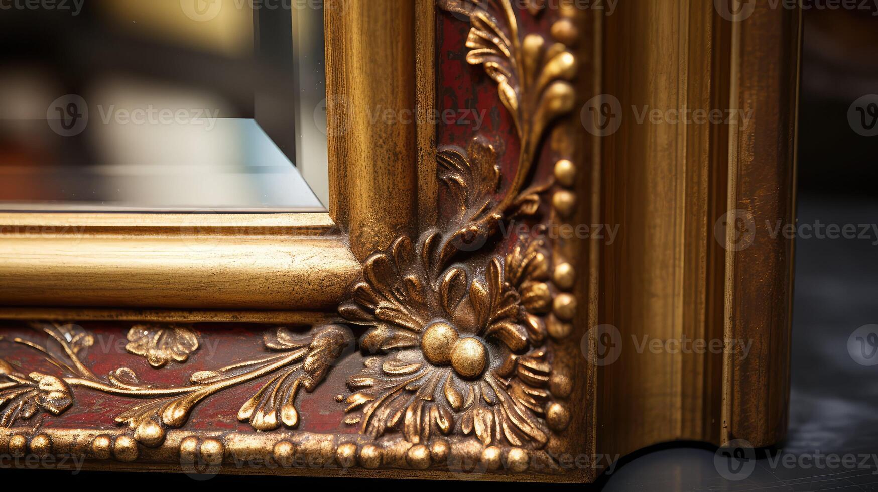 ornate vintage gold border photo