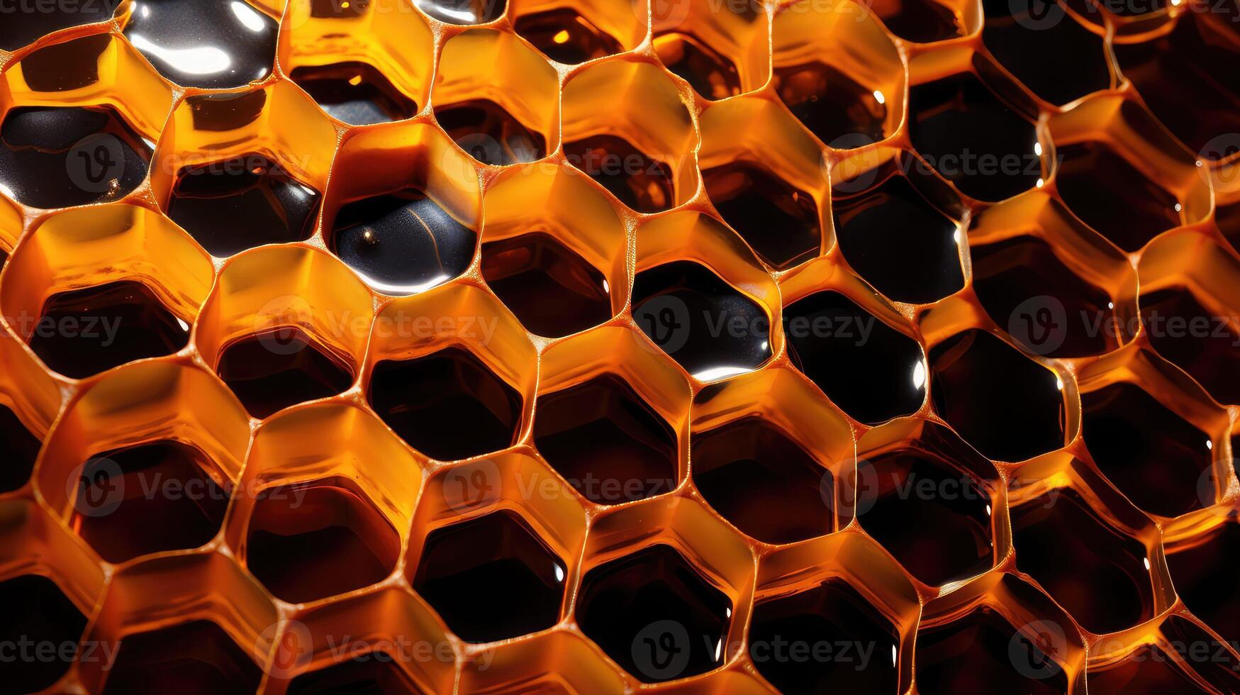 honey black honeycomb photo