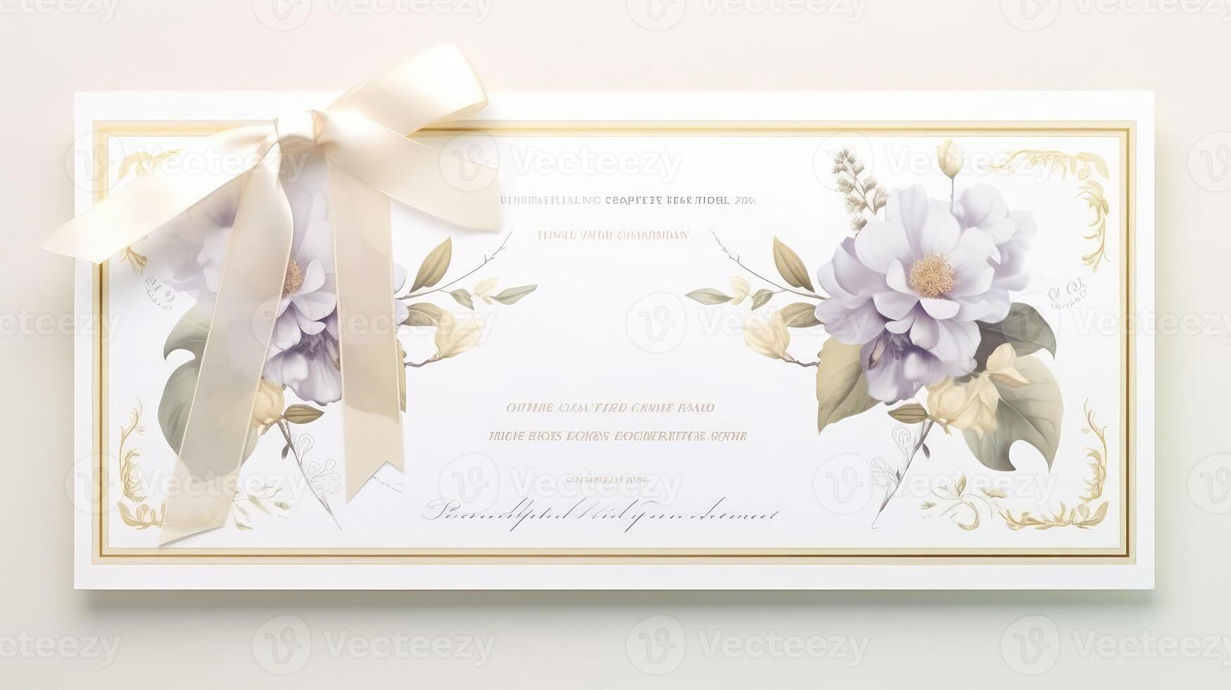 design blank gift certificate photo