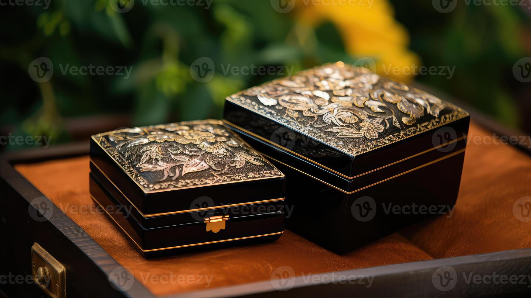 elegant two boxes photo