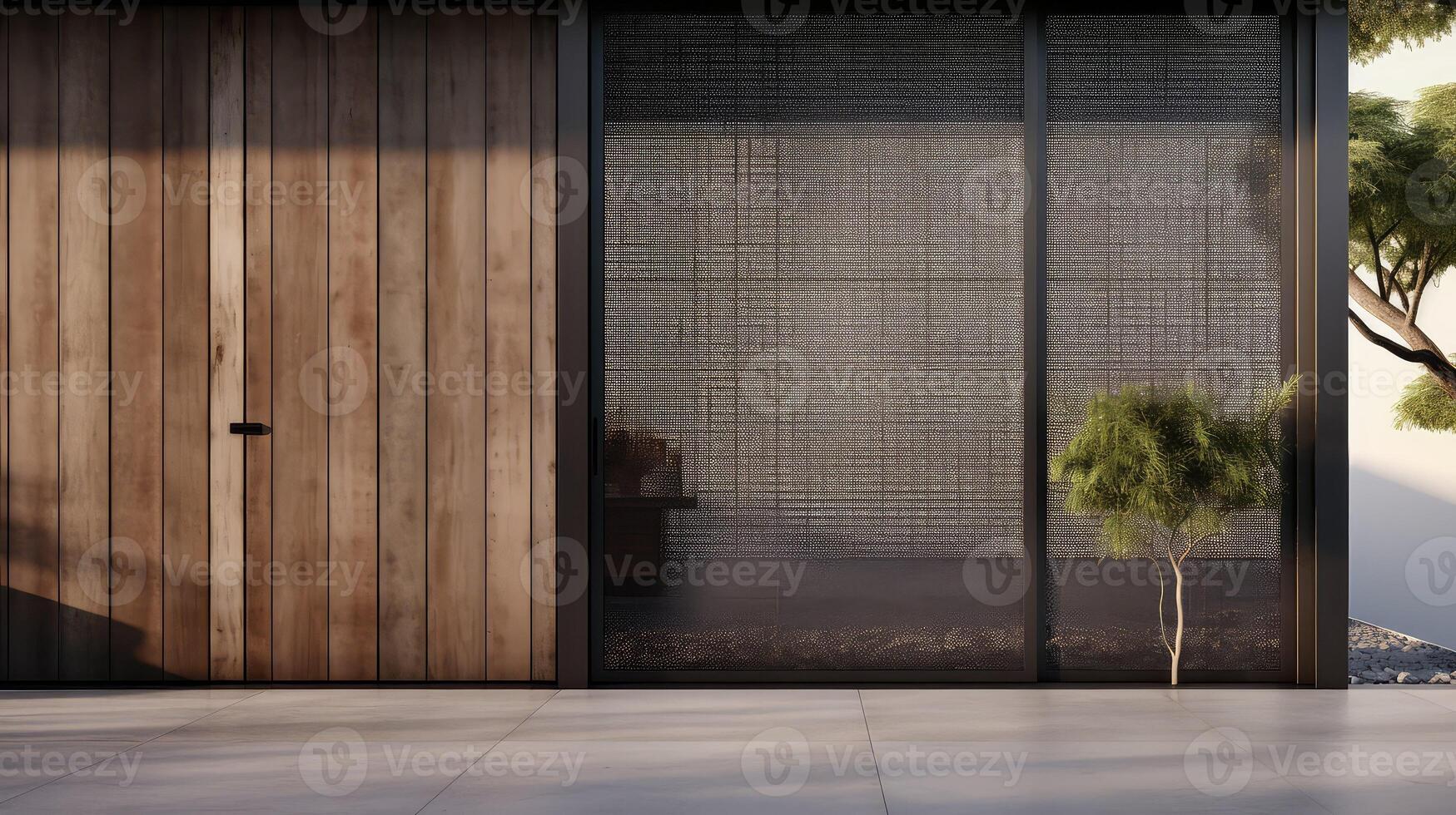 modern screen door texture photo