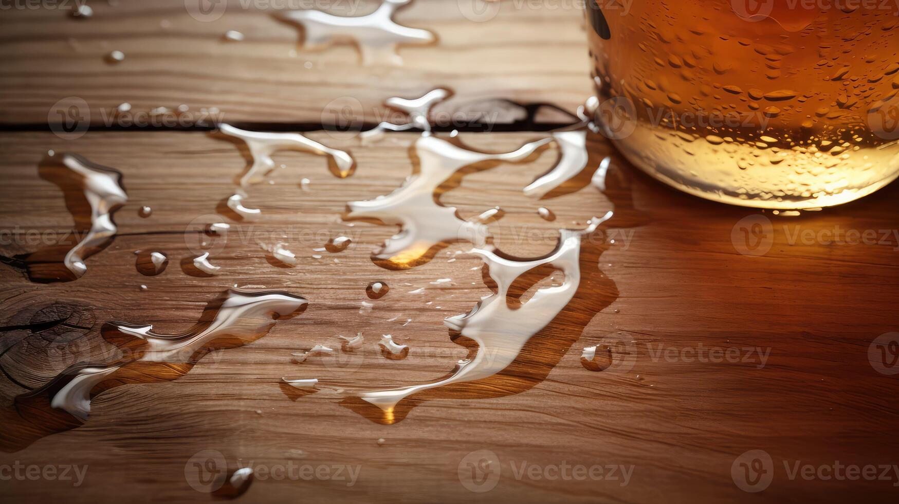 table beer stain photo