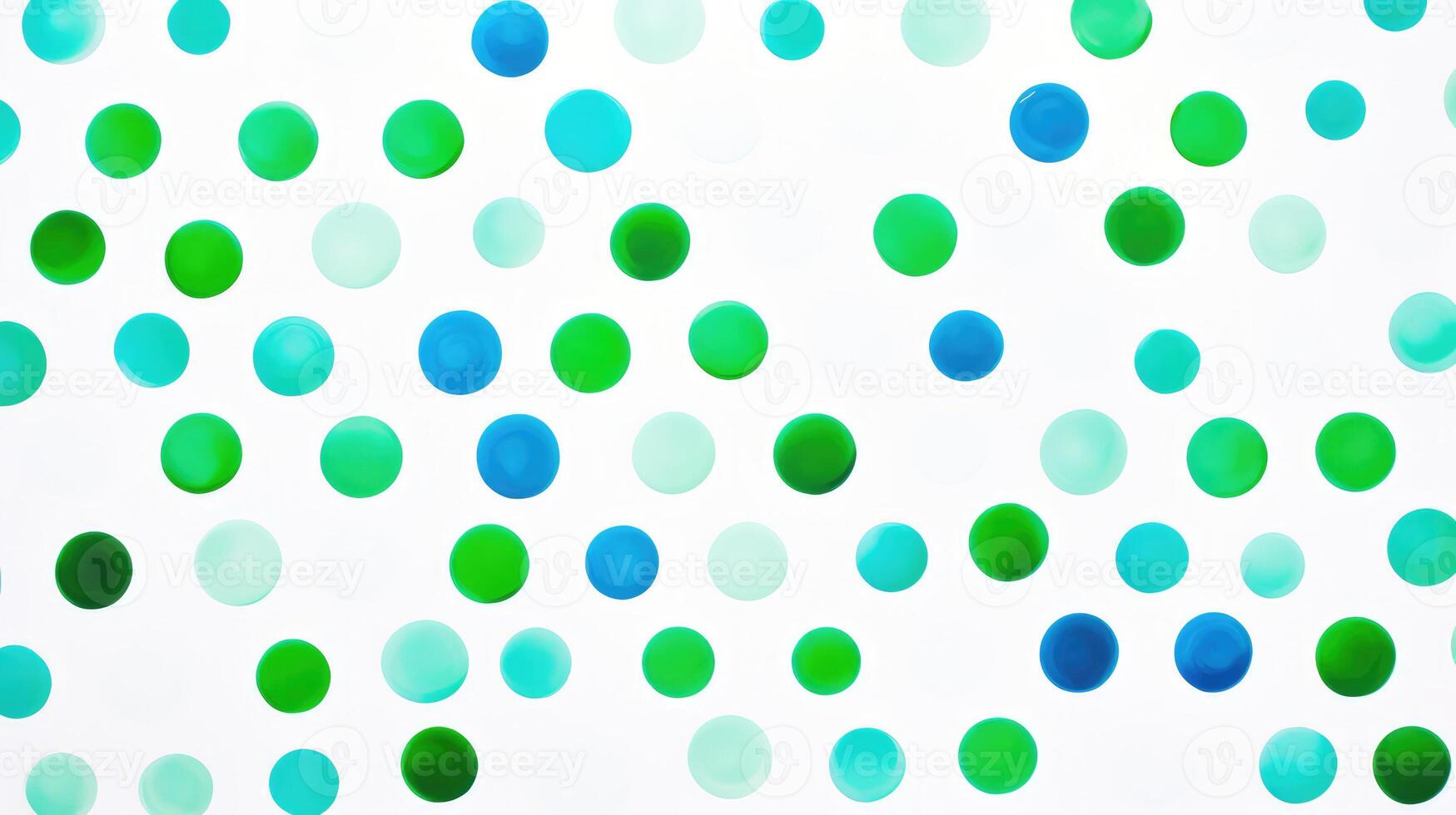 playful blue and green dots photo