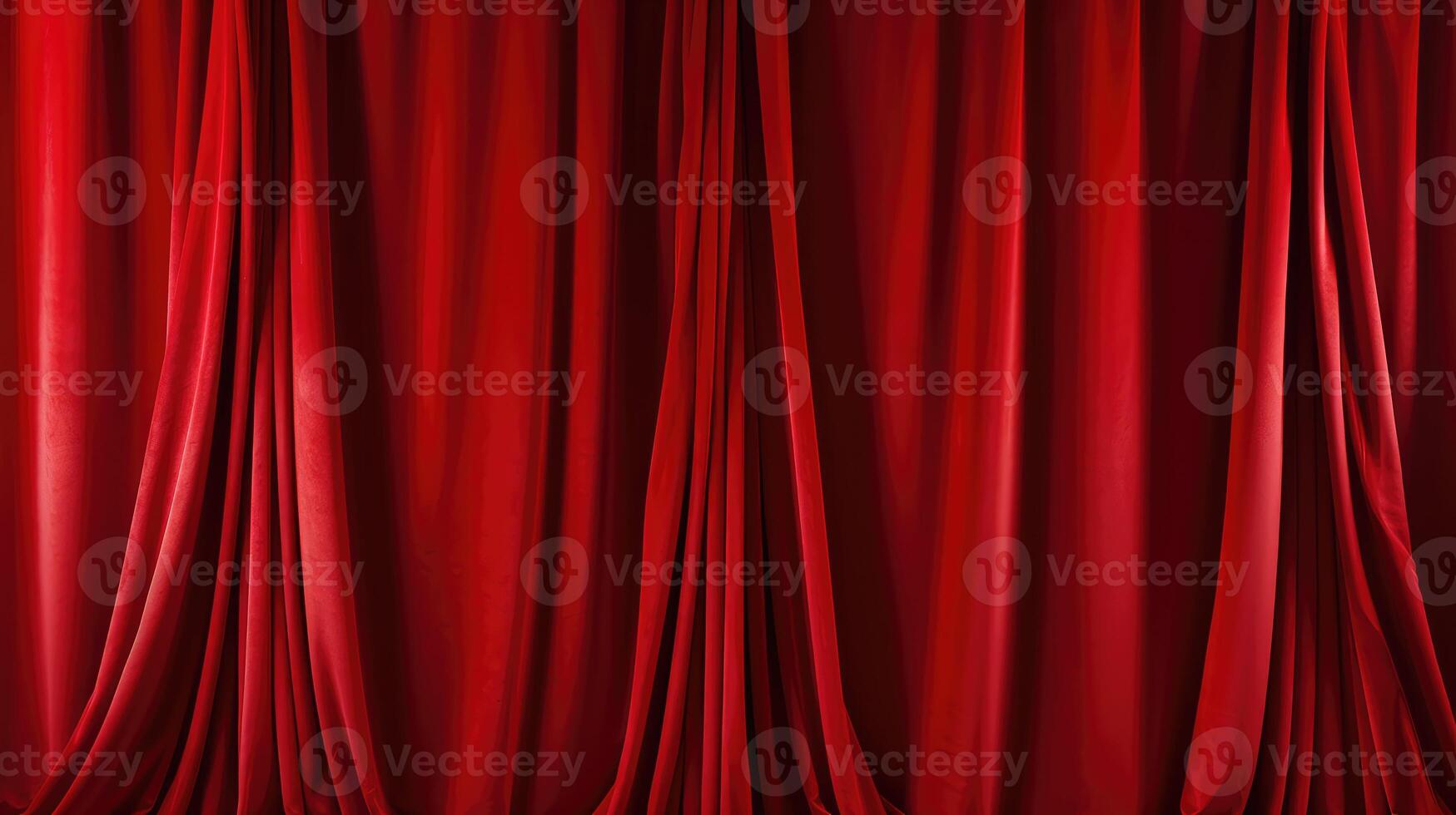 fabric red movie curtains photo