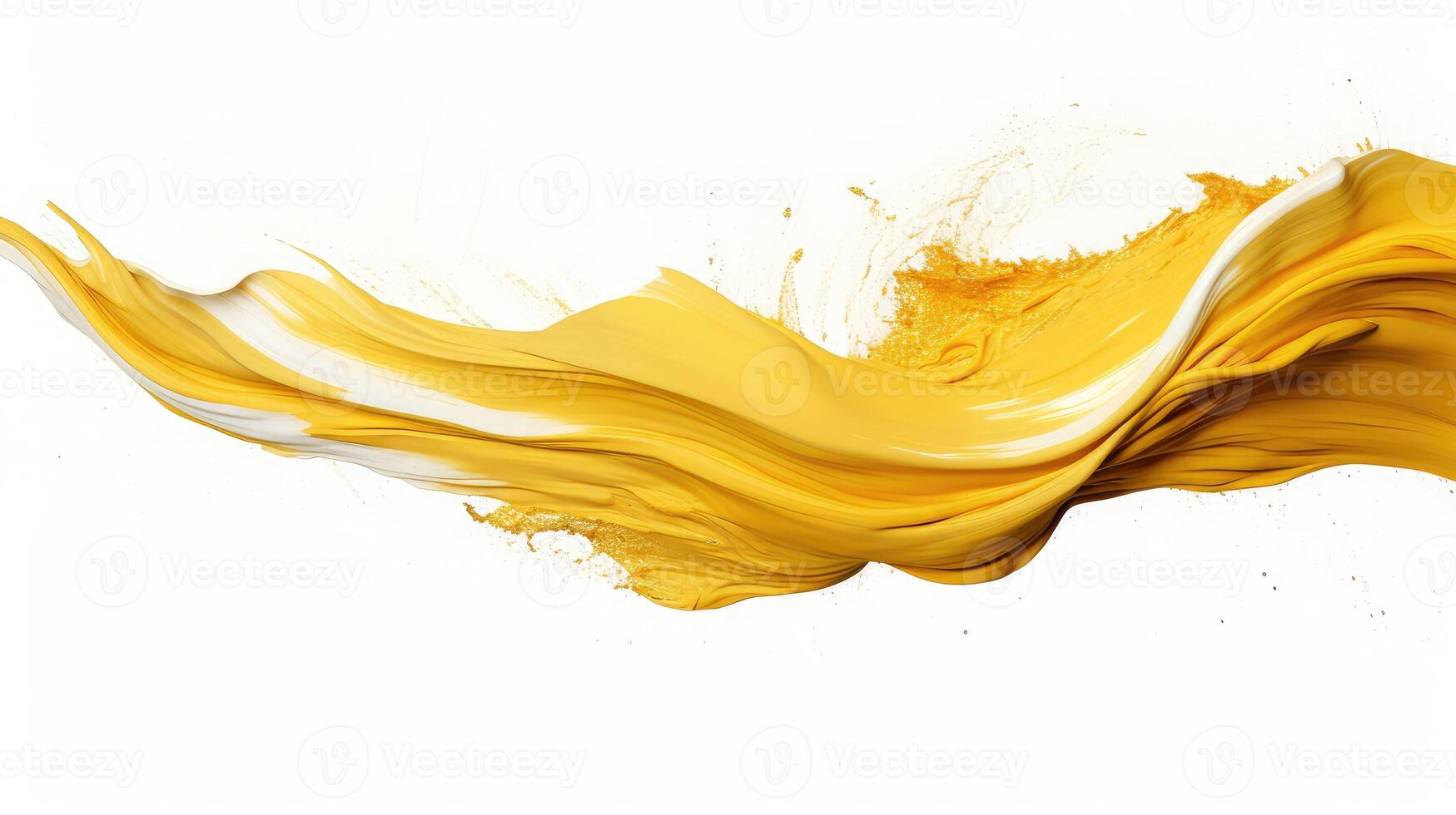 dynamic abstract gold strokes photo