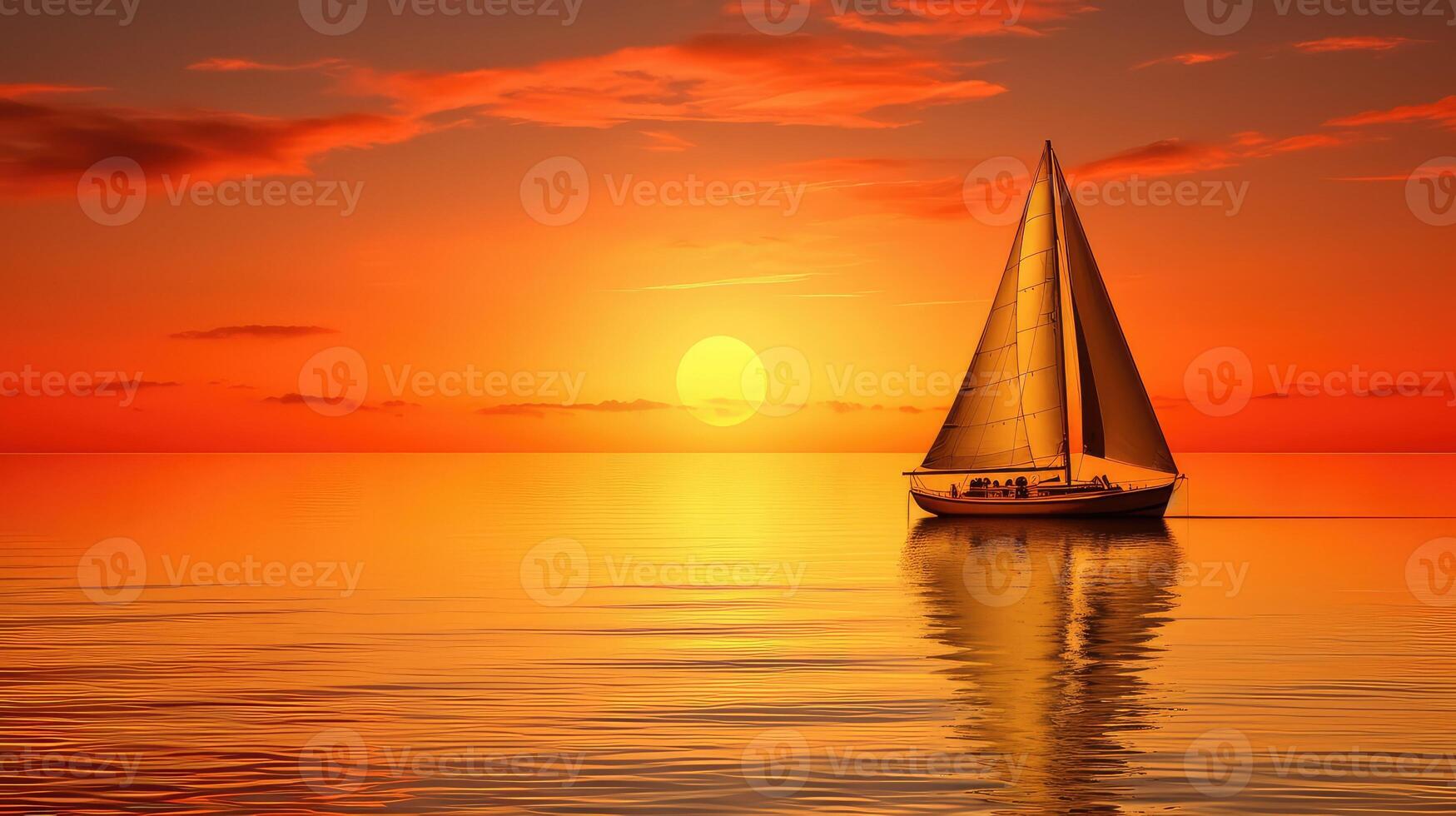sailboat sunshine water photo