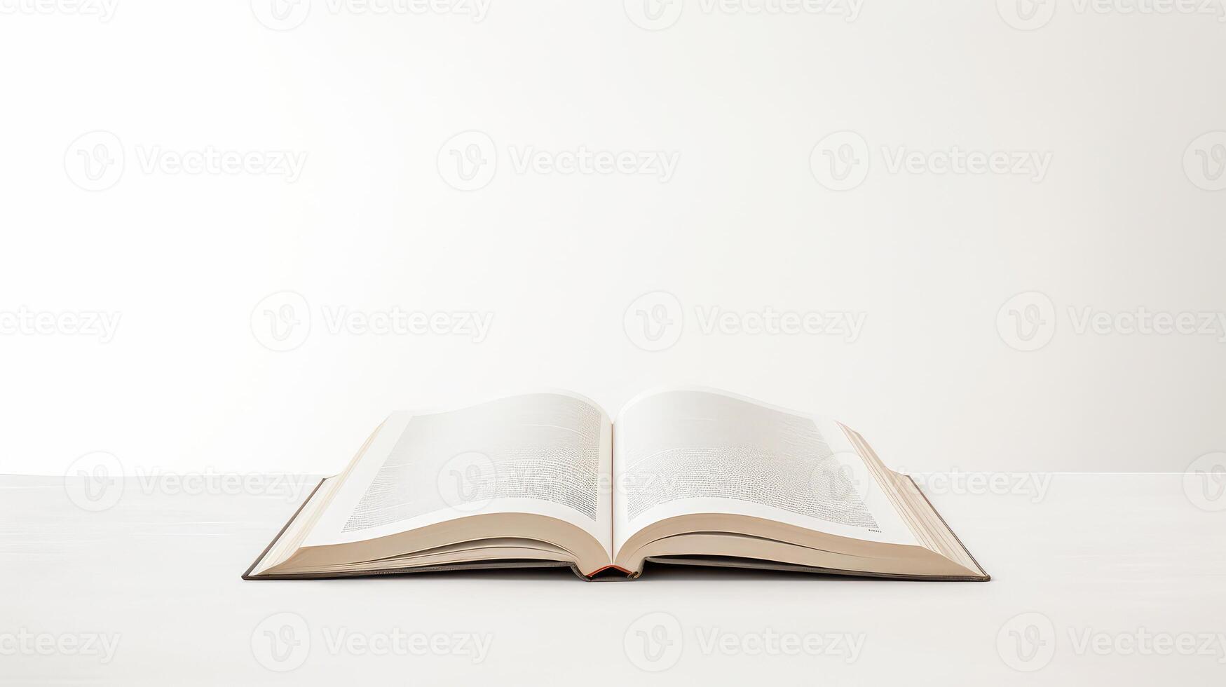 reading books with white background photo