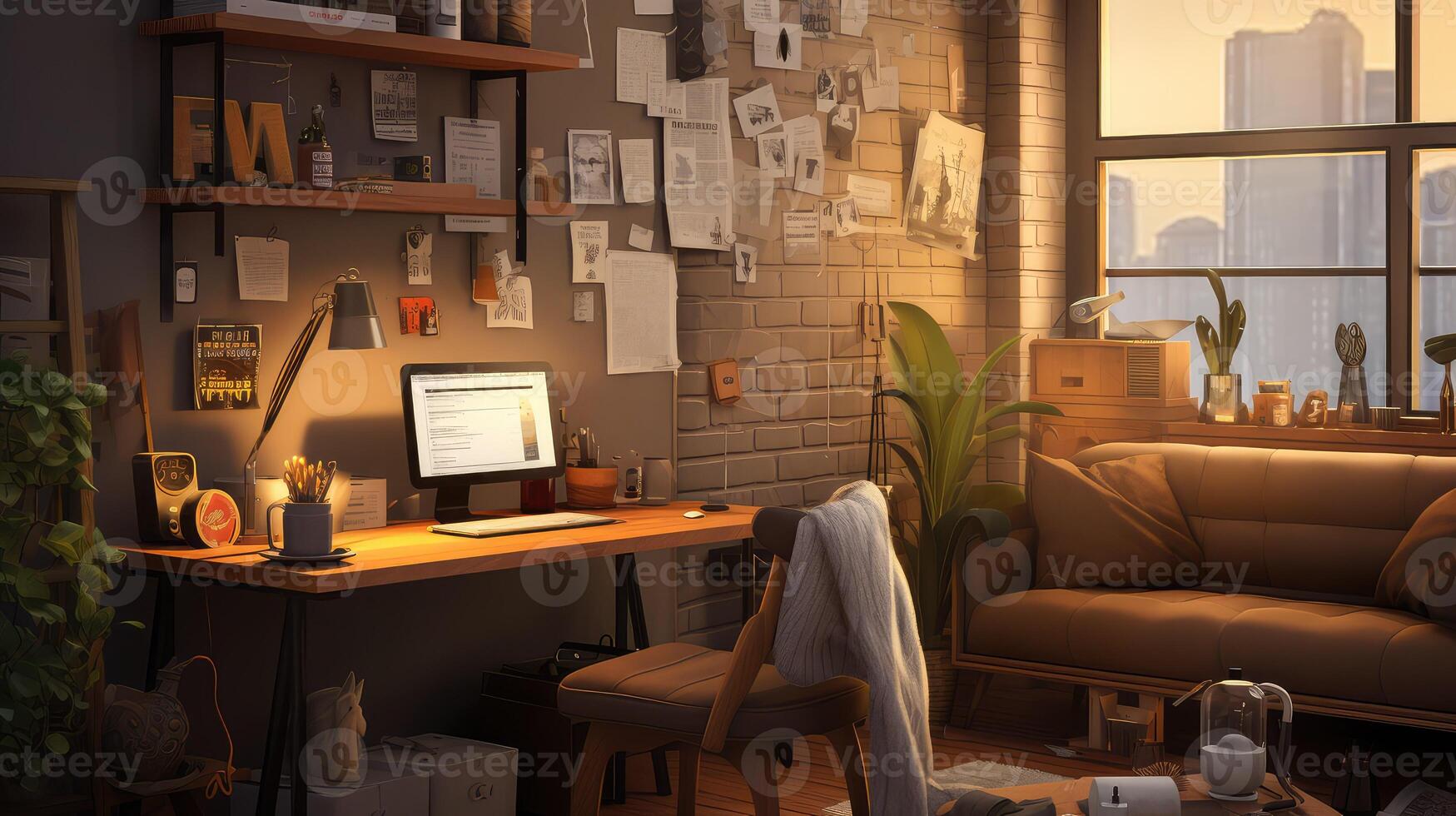 comfortable warm office photo