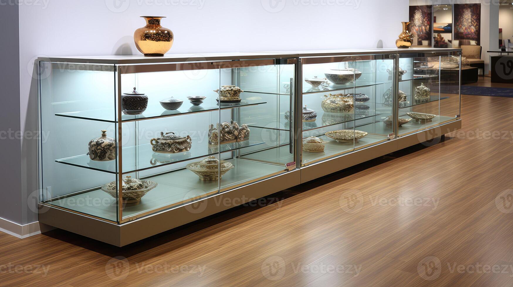 shelves custom glass photo