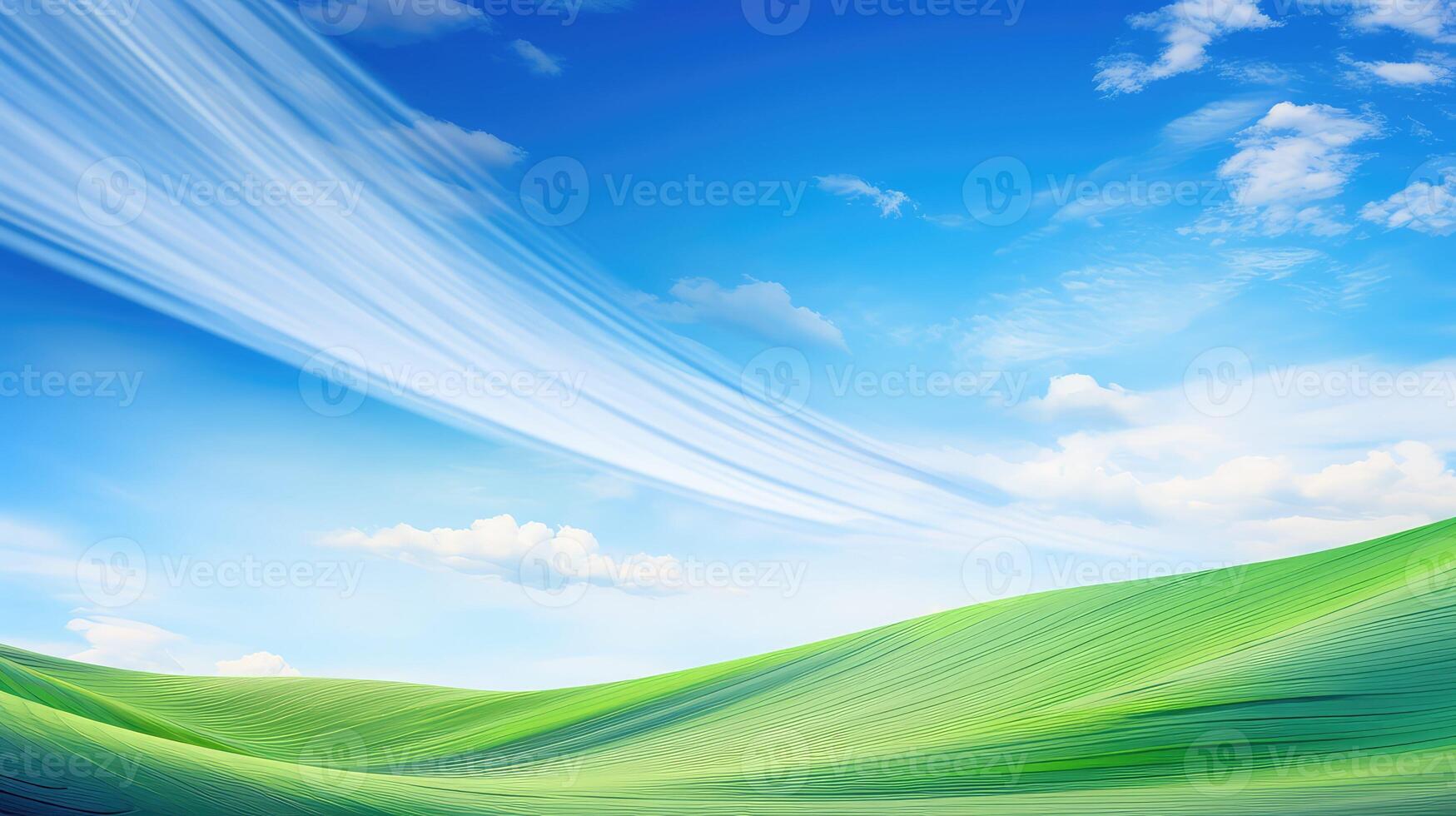 vibrant blue green swoosh photo