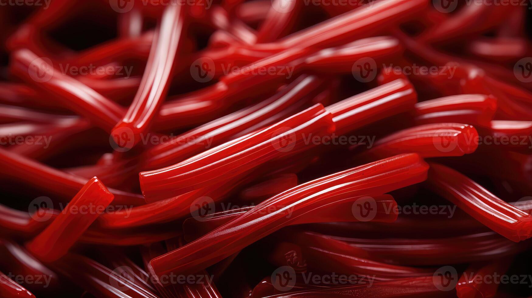 shiny red licorice photo
