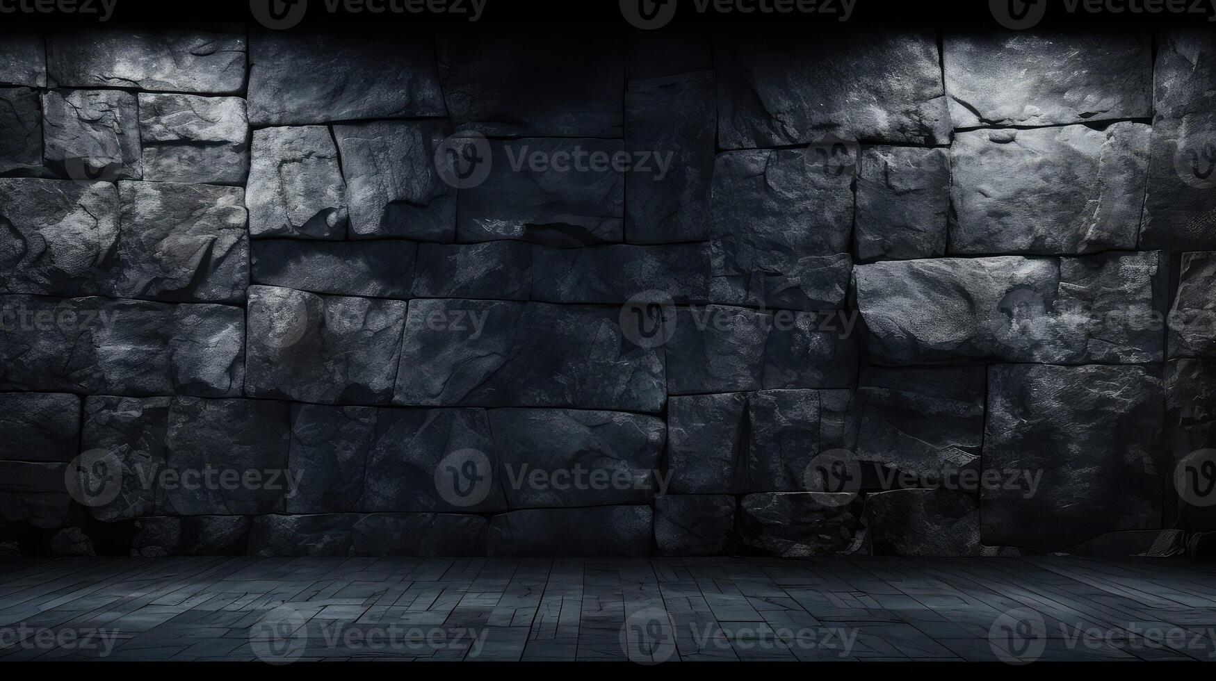stone dark textured wall photo