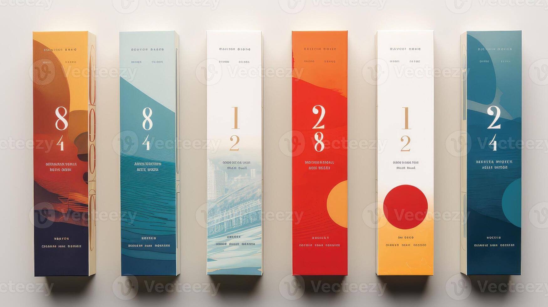 bold book layout with large chapter numbers photo
